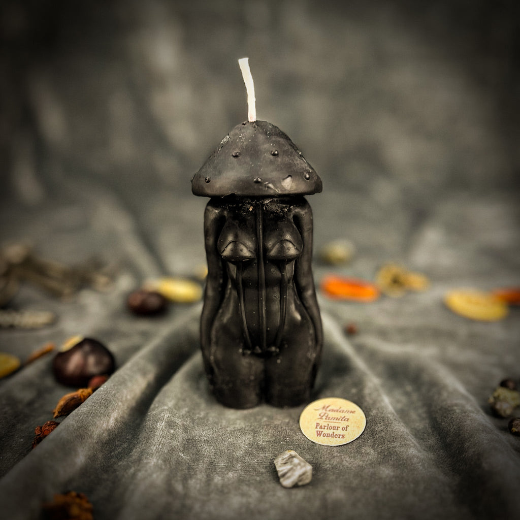 Beeswax Mycelium Spirit Spell Candle
