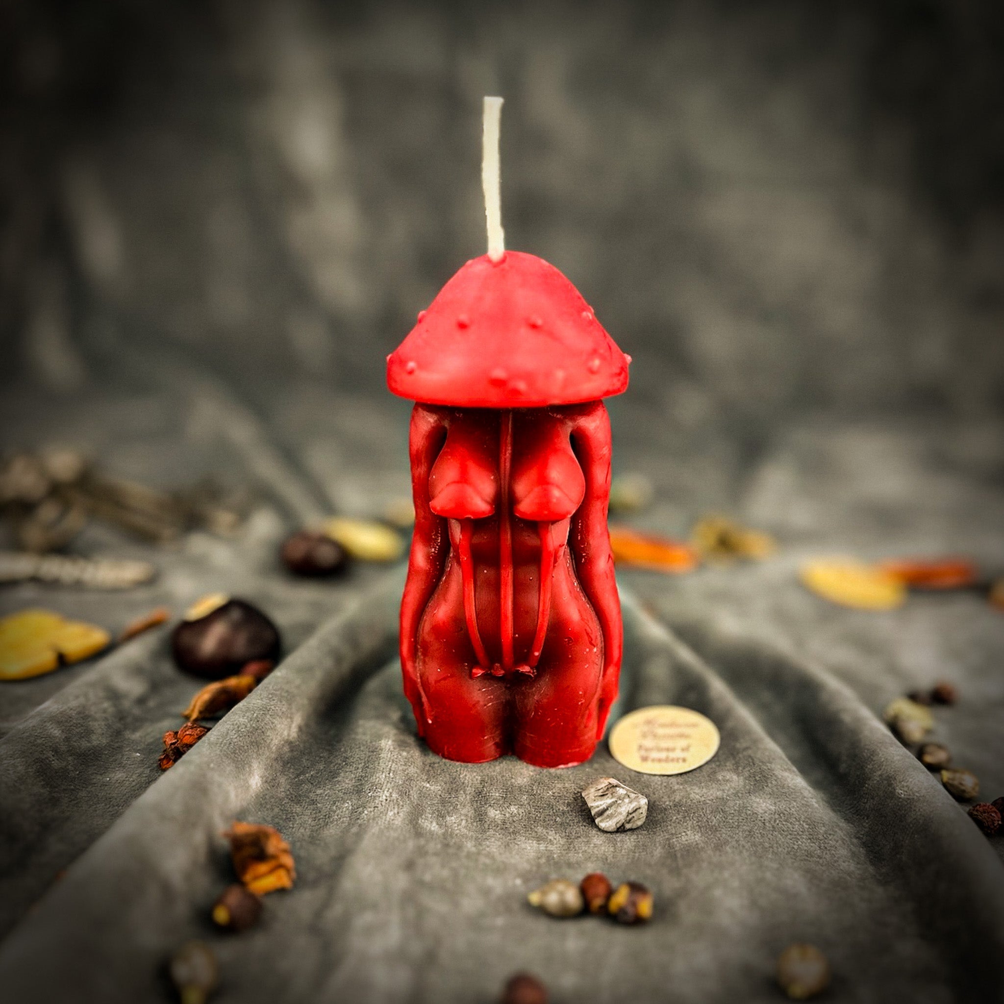 Beeswax Mycelium Spirit Spell Candle