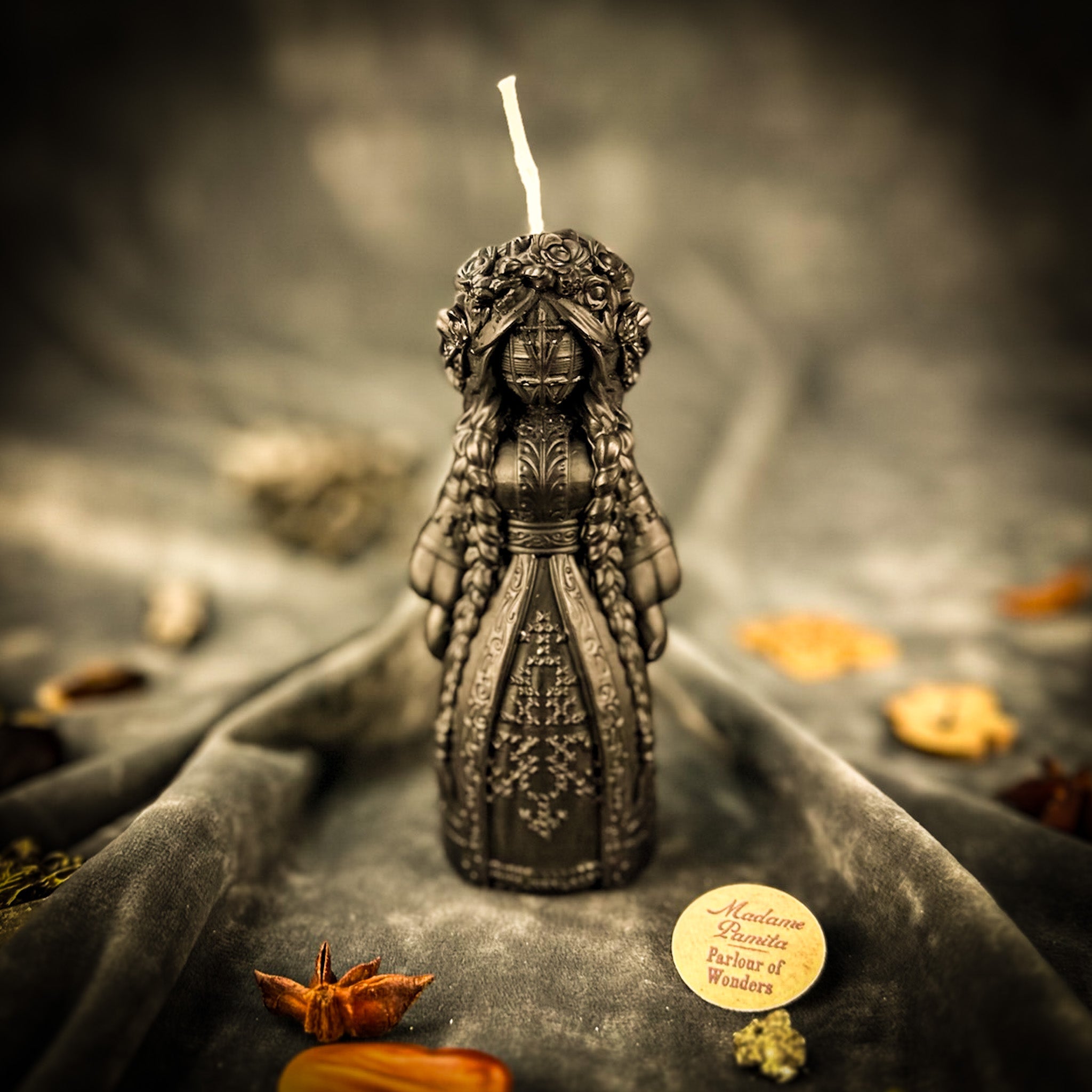 Beeswax Perperuna Goddess of Rain Spell Candle