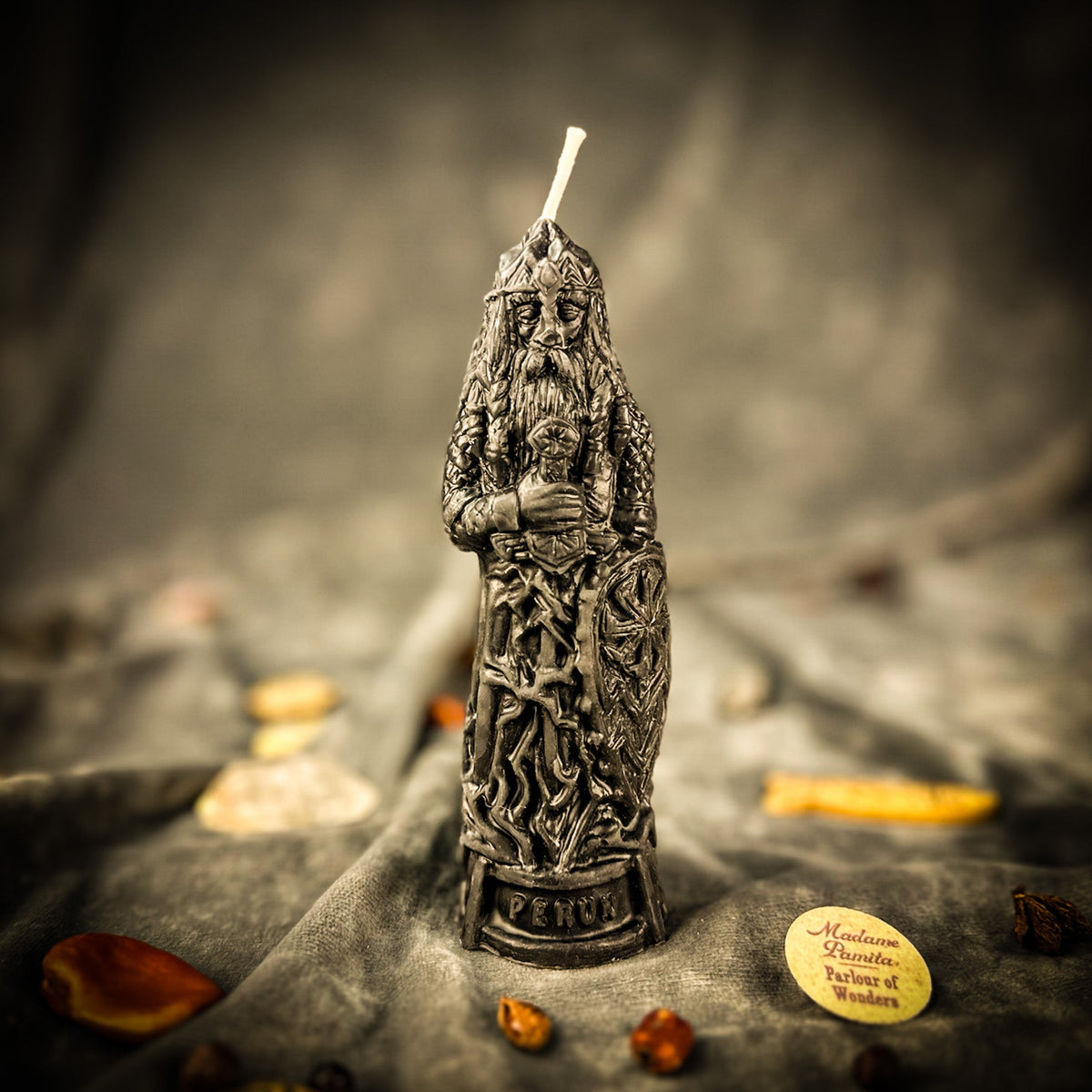 Perun Justice Beeswax Candle Spell Kit | Justice, Protection & Balance