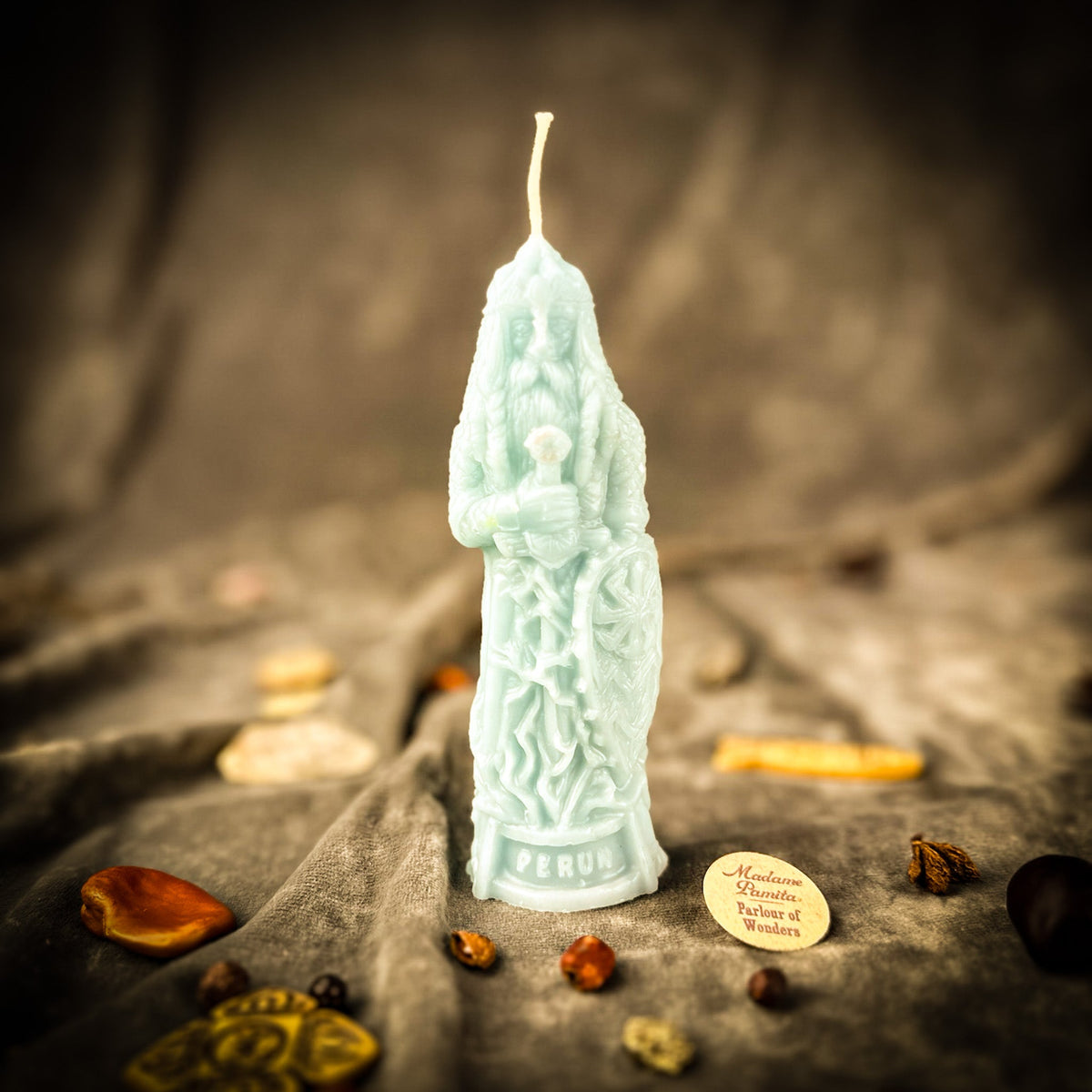 Perun Justice Beeswax Candle Spell Kit | Justice, Protection & Balance
