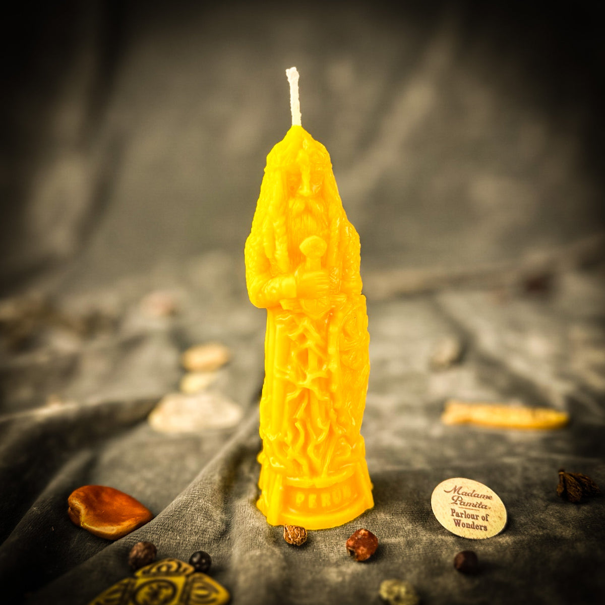 Perun Justice Beeswax Candle Spell Kit | Justice, Protection & Balance