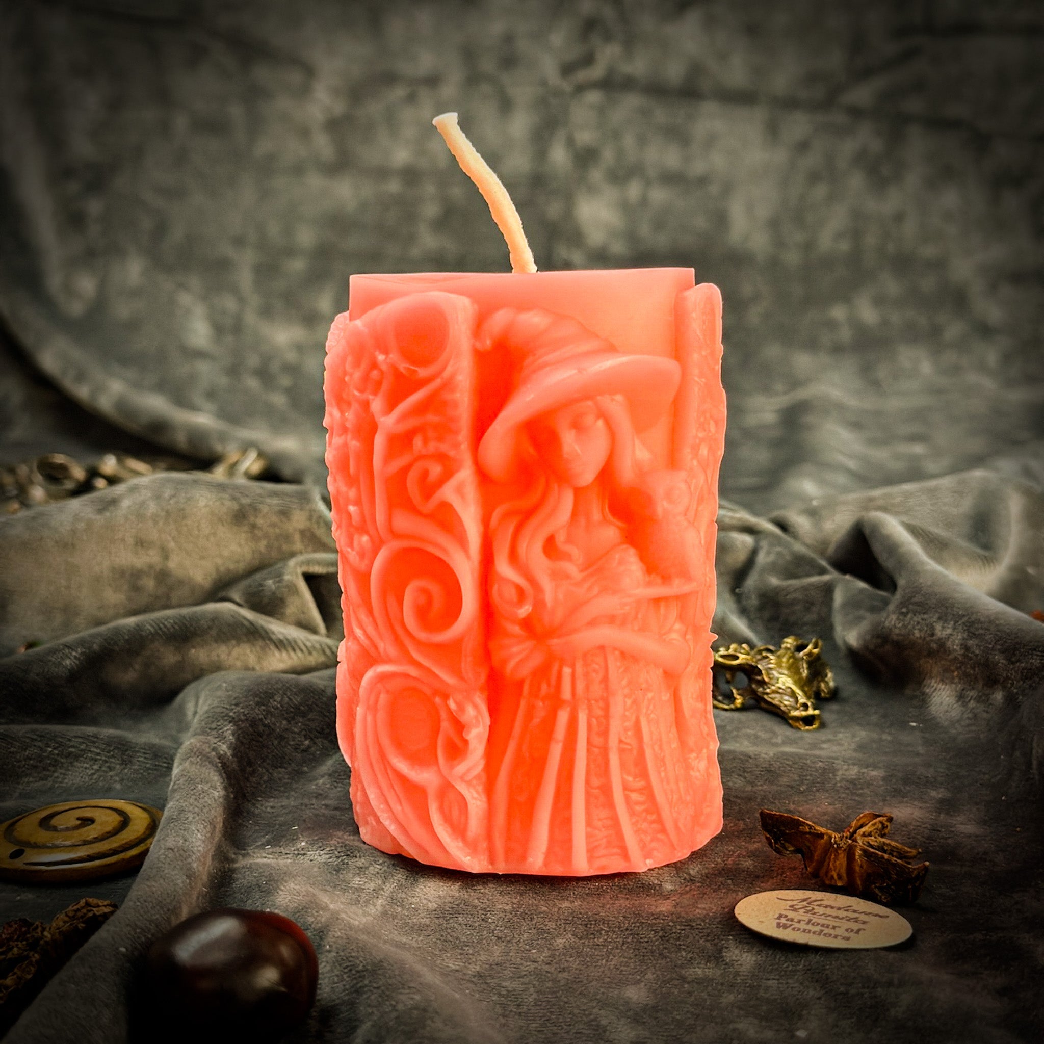 Beeswax Pillars of Witchcraft Spell Candle - Love