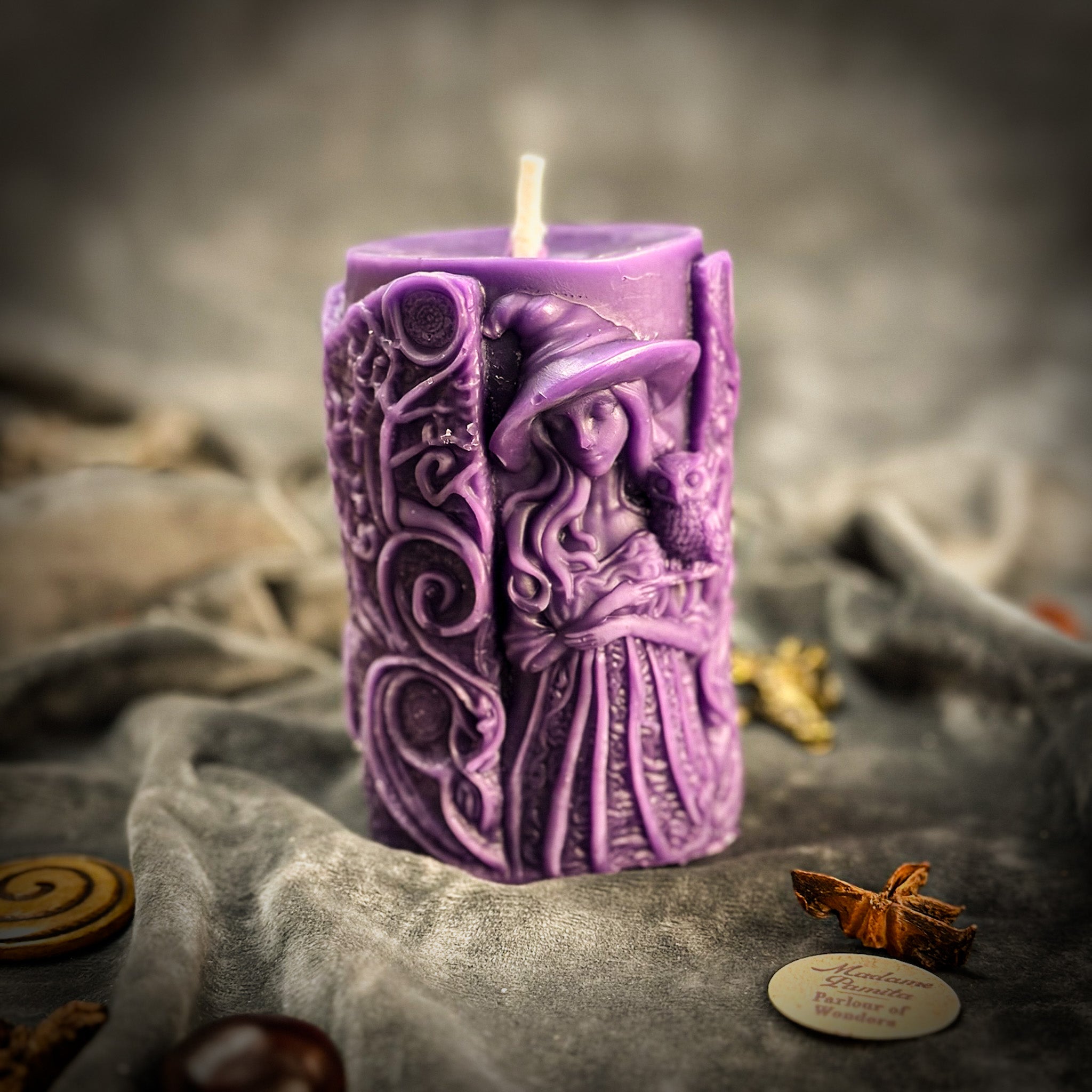 Beeswax Pillars of Witchcraft Spell Candle - Love