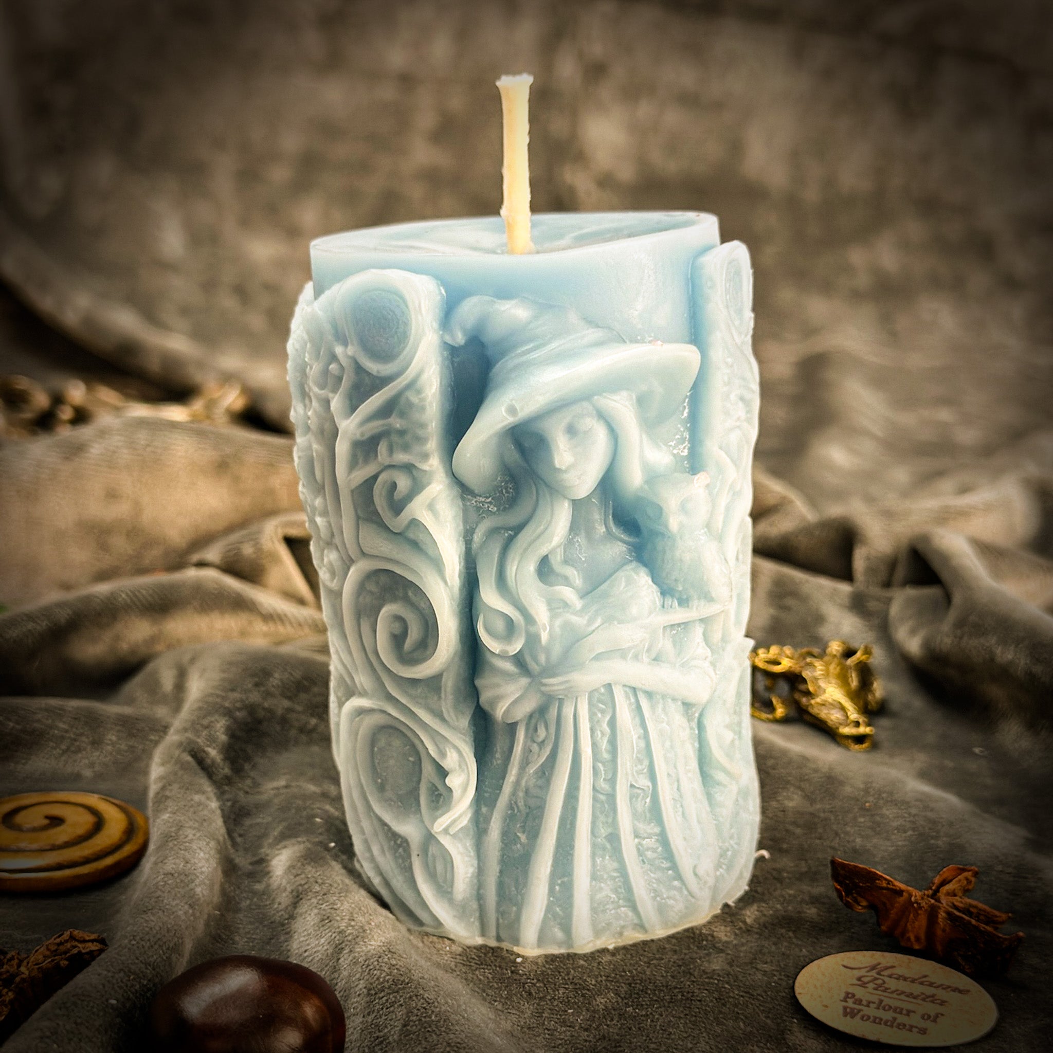 Beeswax Pillars of Witchcraft Spell Candle - Love