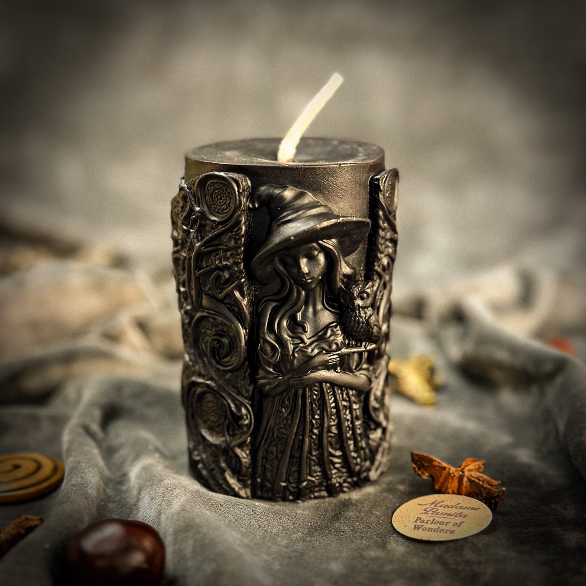 Beeswax Pillars of Witchcraft Spell Candle - Love