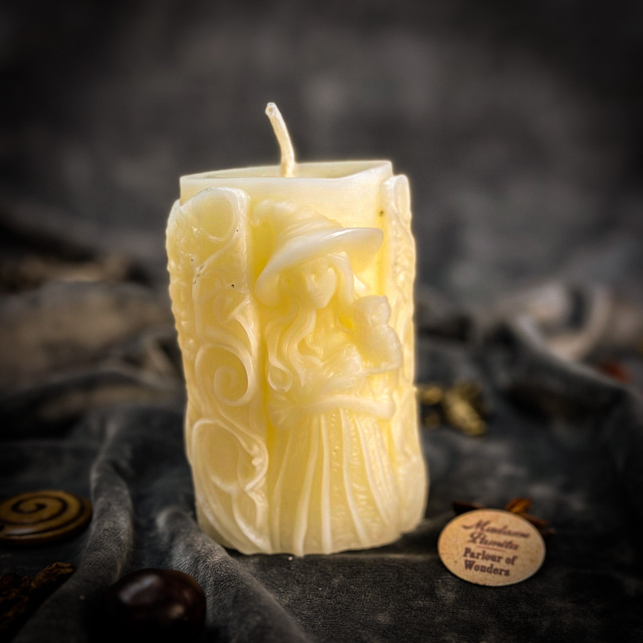 Beeswax Pillars of Witchcraft Spell Candle - Love