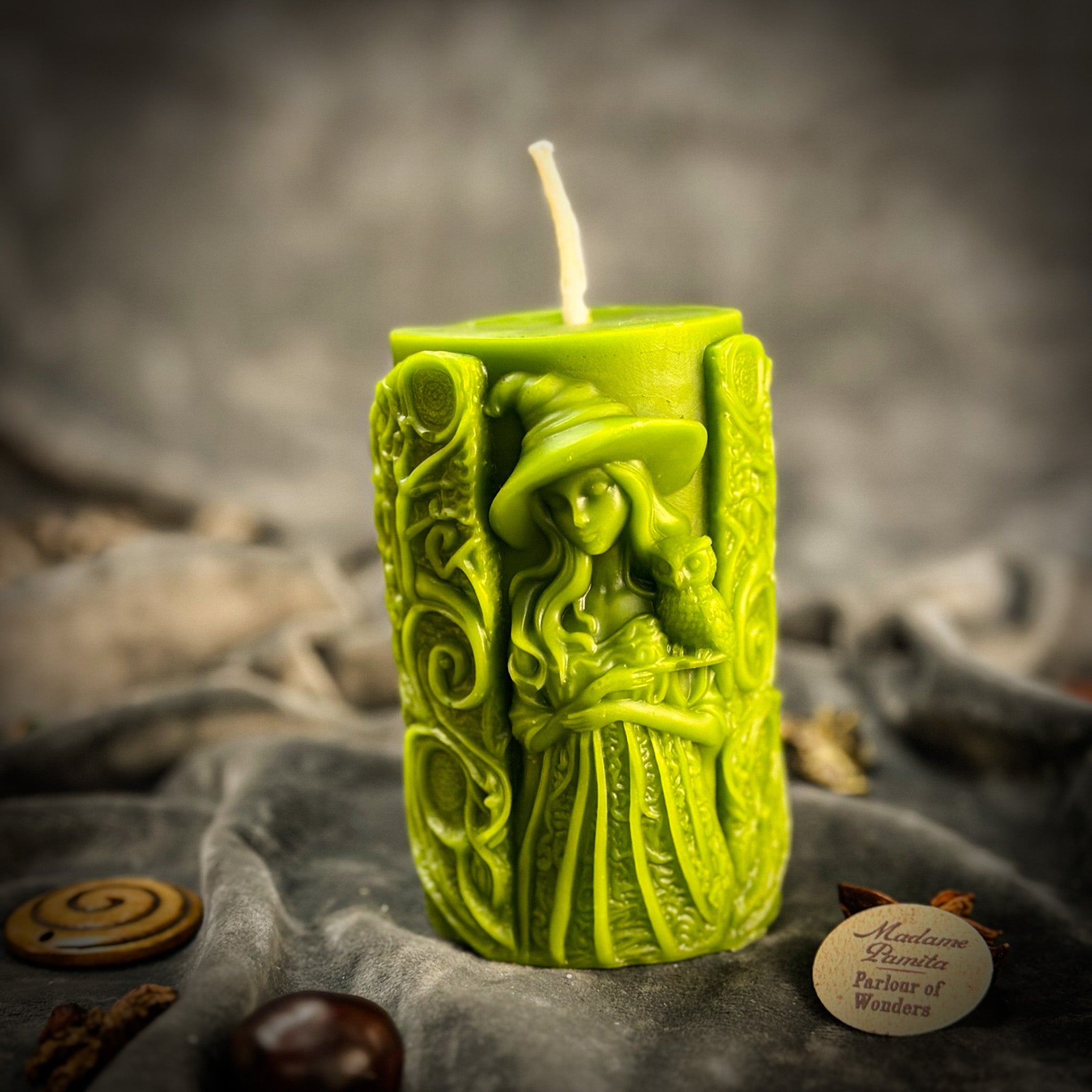 Beeswax Pillars of Witchcraft Spell Candle - Love