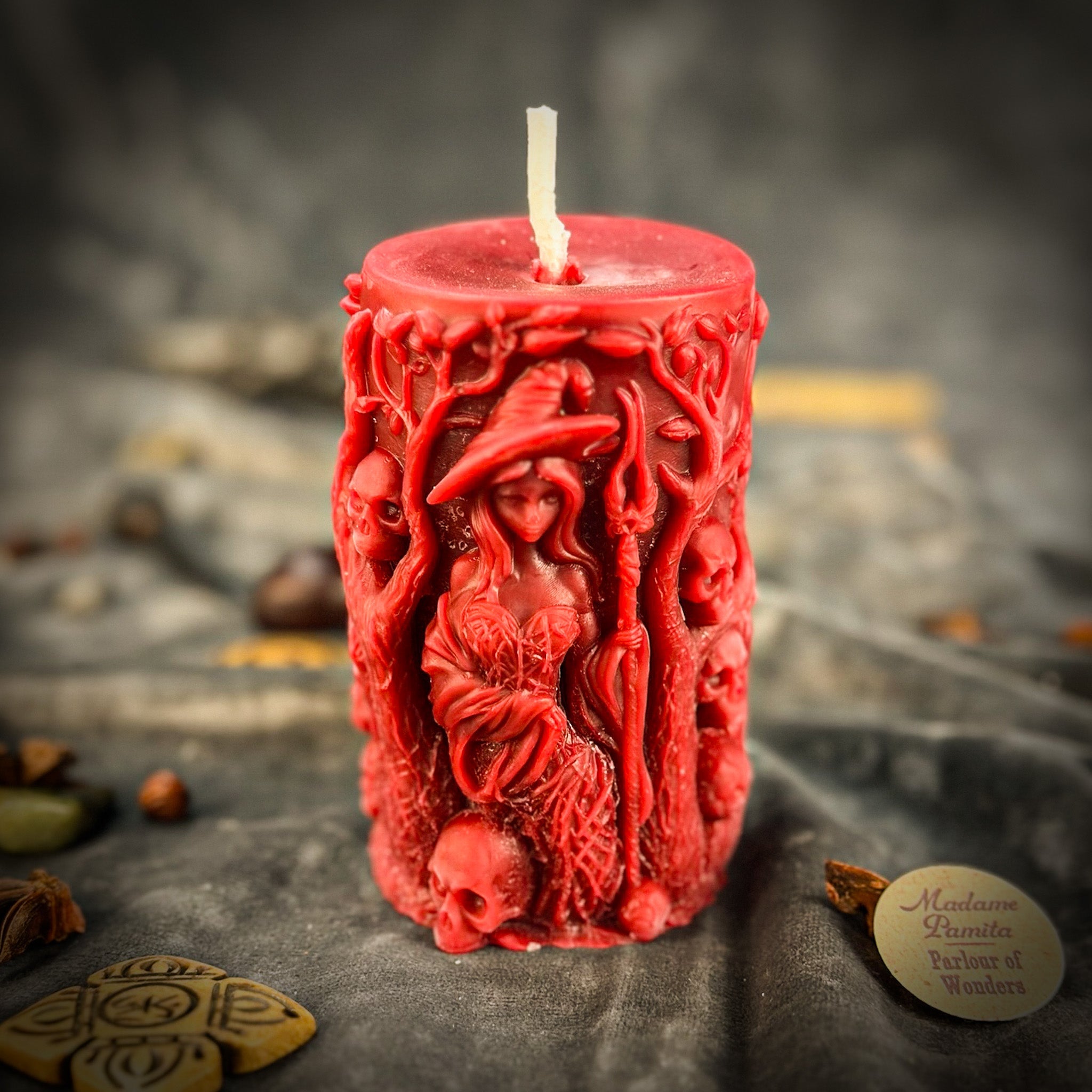 Beeswax Pillars of Witchcraft Spell Candle - Power