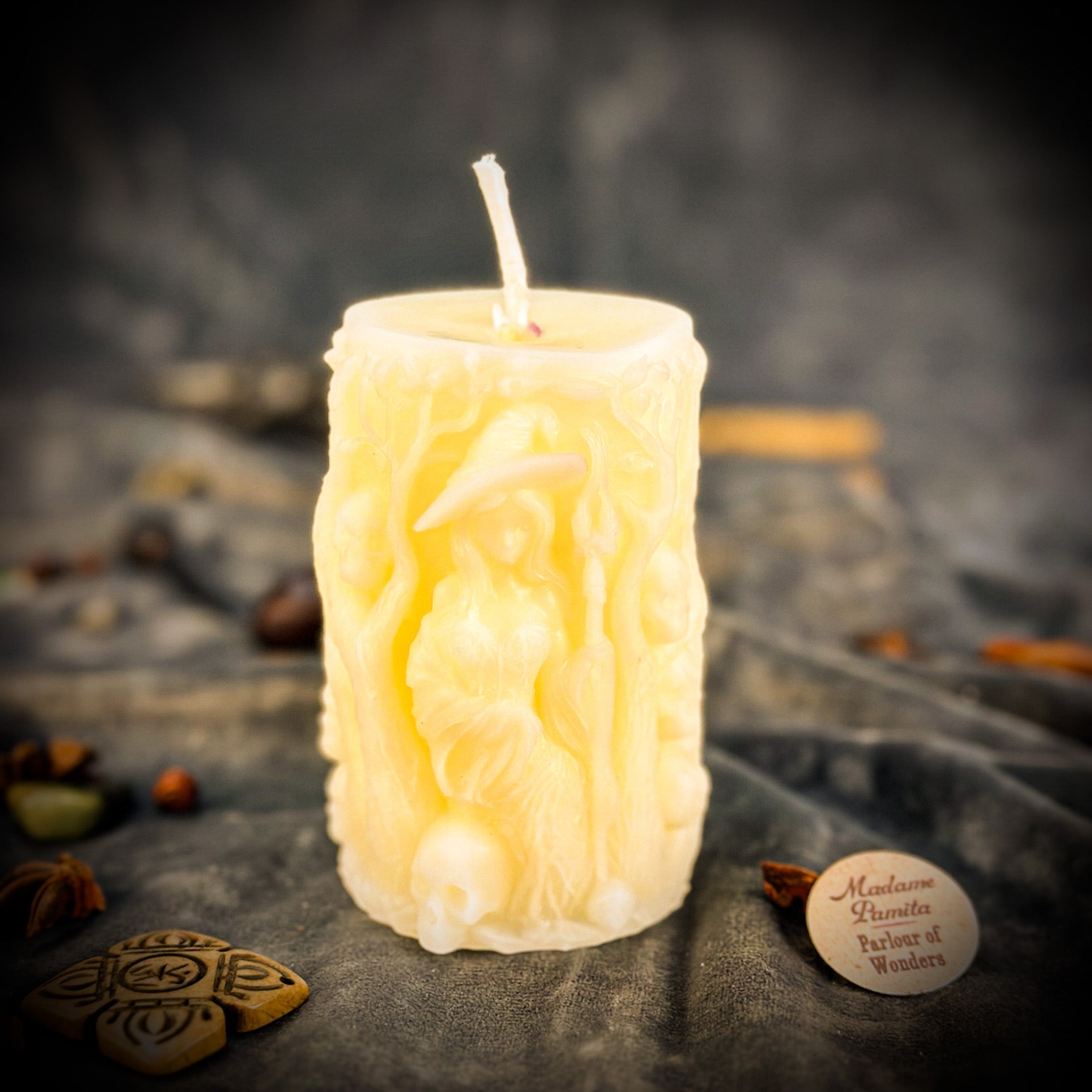 Beeswax Pillars of Witchcraft Spell Candle - Power