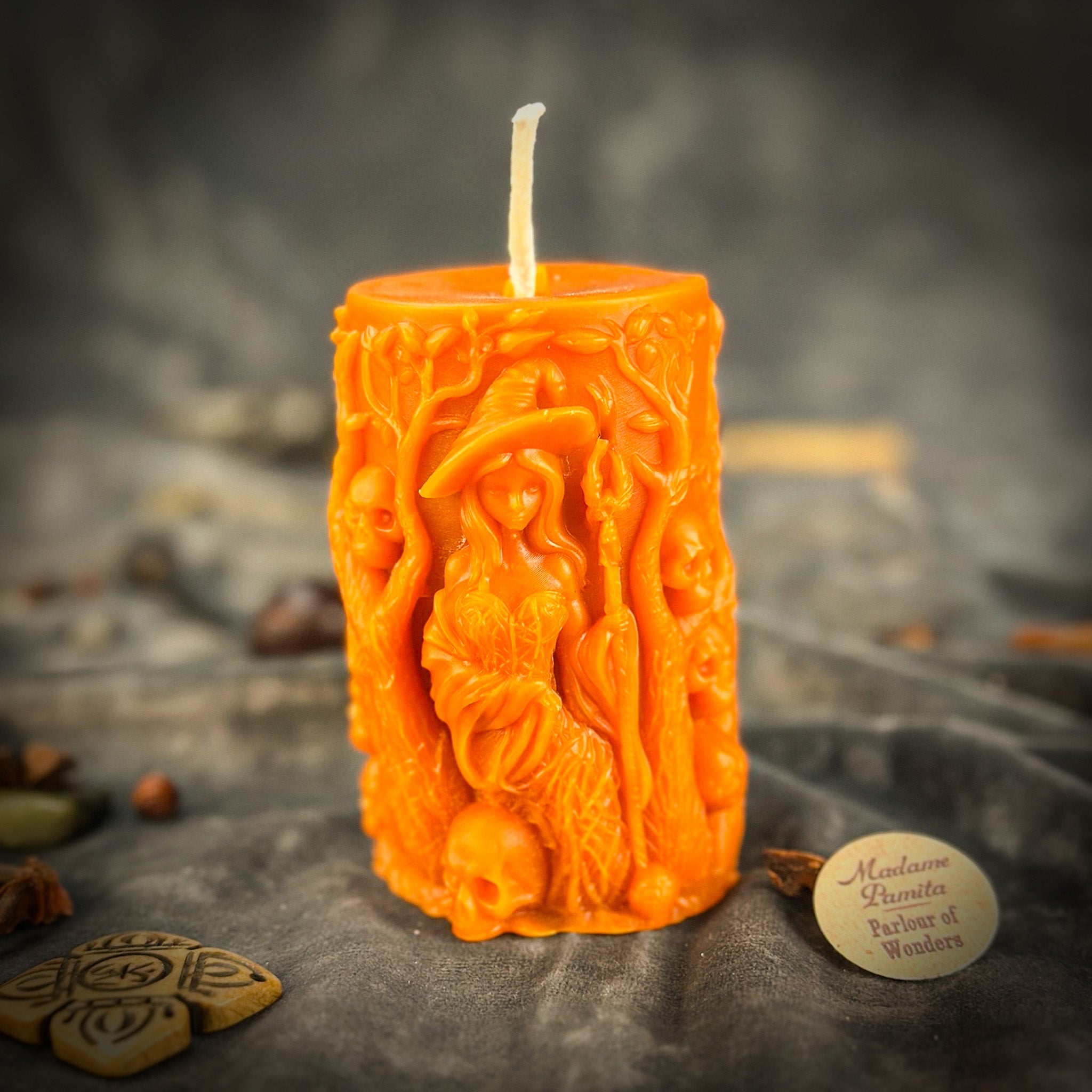 Beeswax Pillars of Witchcraft Spell Candle - Power