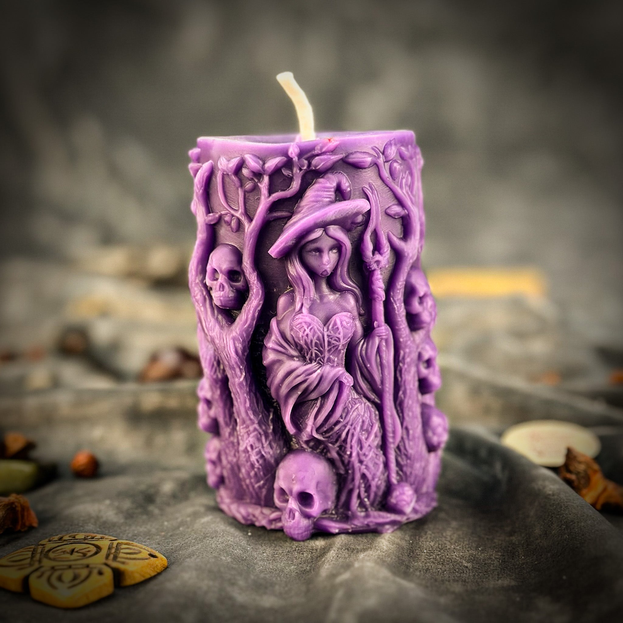 Beeswax Pillars of Witchcraft Spell Candle - Power