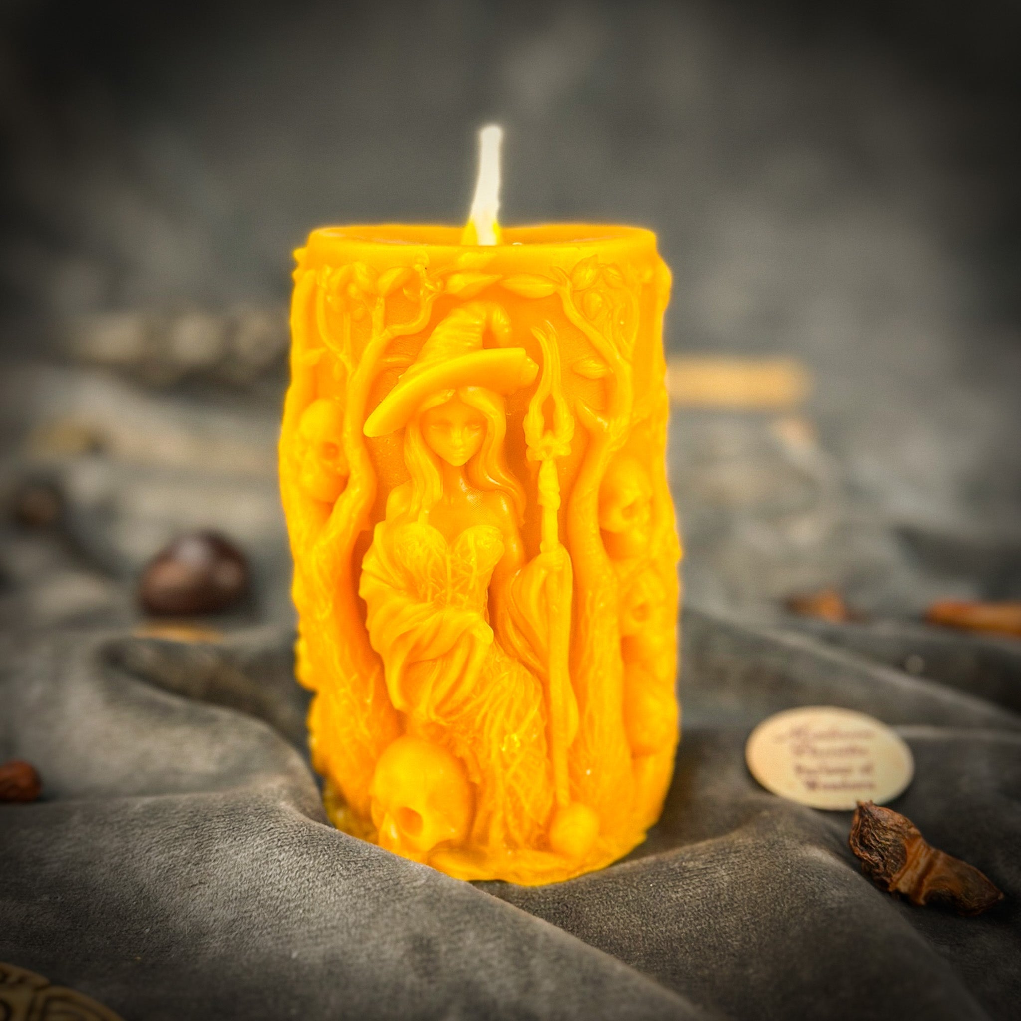Beeswax Pillars of Witchcraft Spell Candle - Power