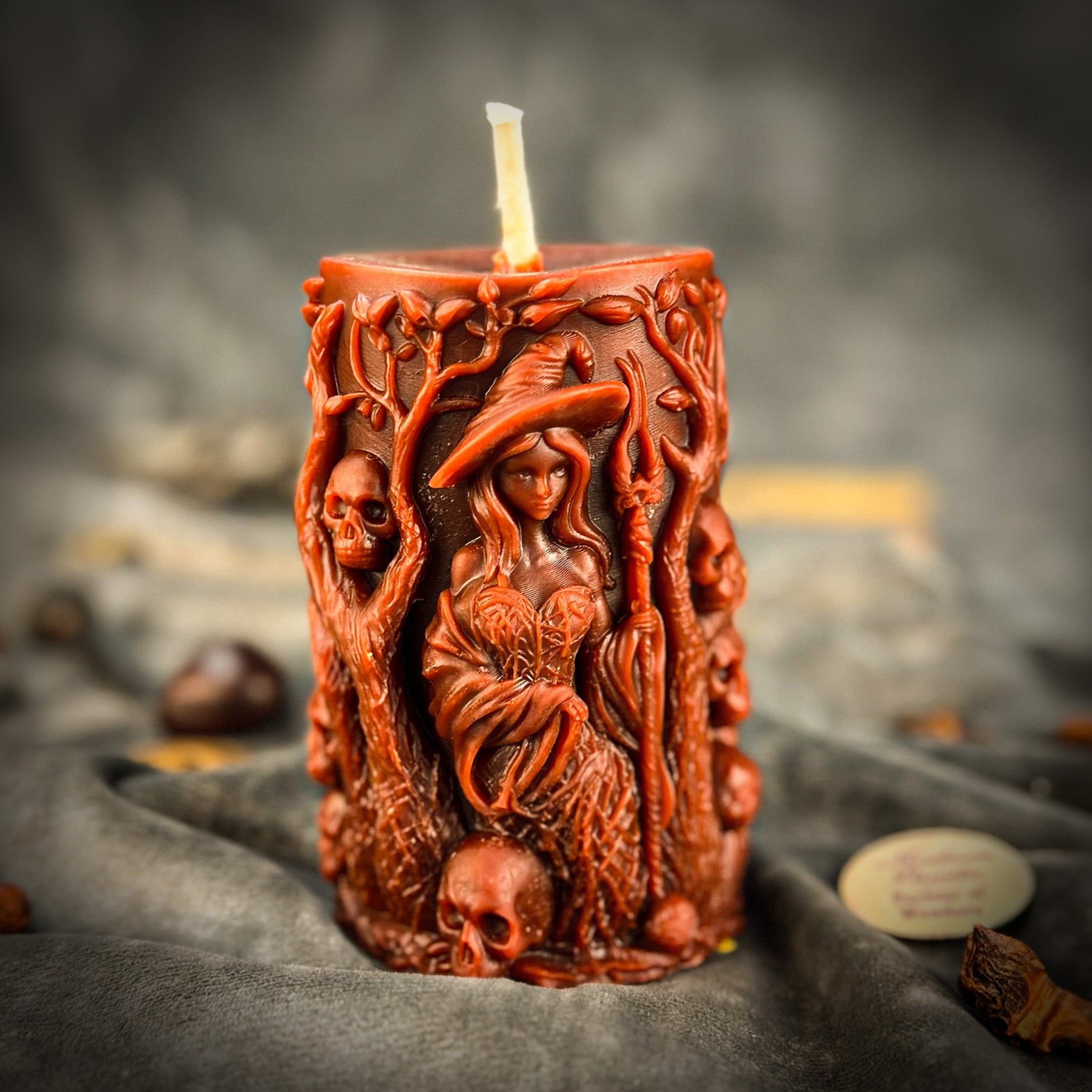 Beeswax Pillars of Witchcraft Spell Candle - Power
