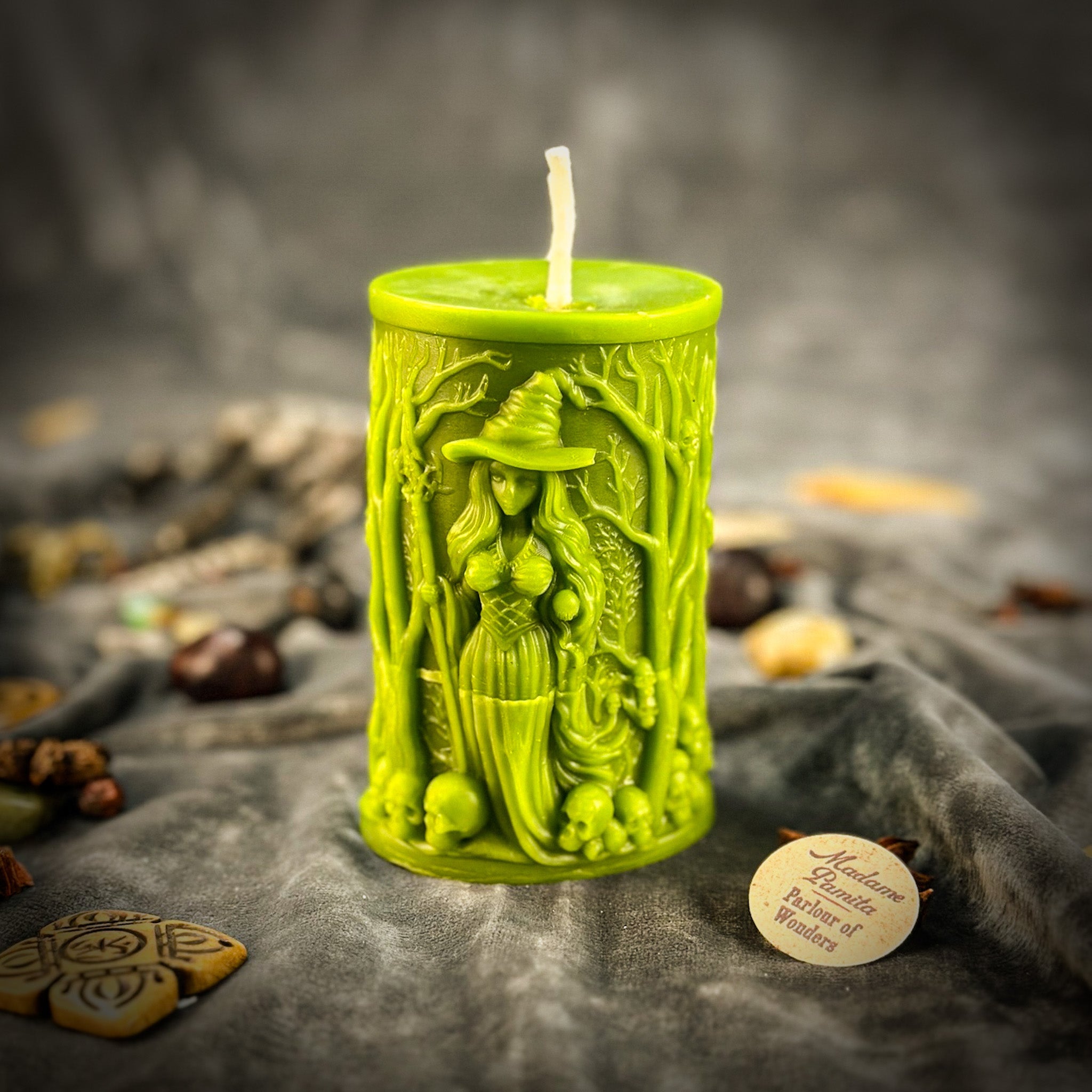Beeswax Pillars of Witchcraft Spell Candle - Wisdom