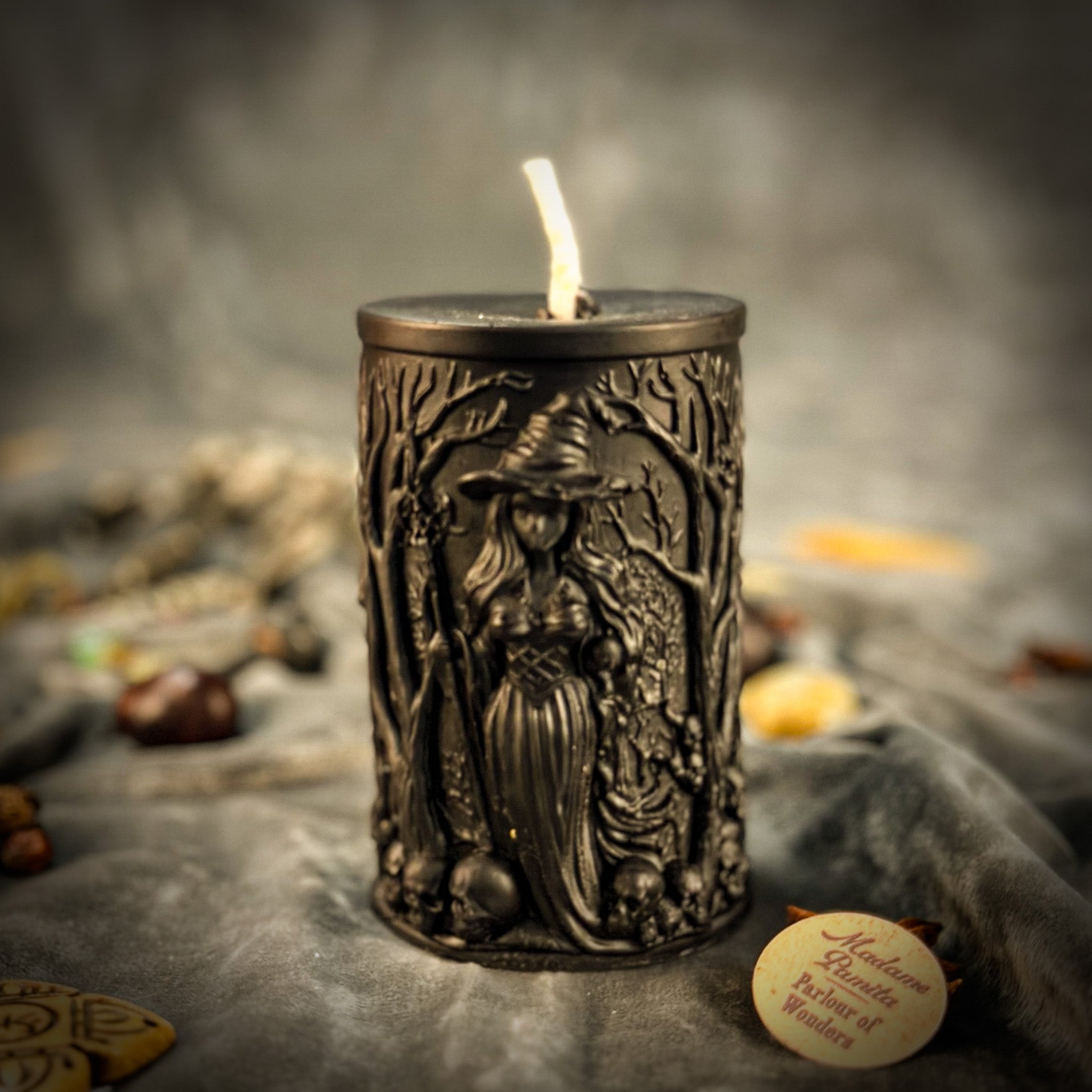 Pillars of Witchcraft - Wisdom Candle Spell Kit - Knowledge & Insight