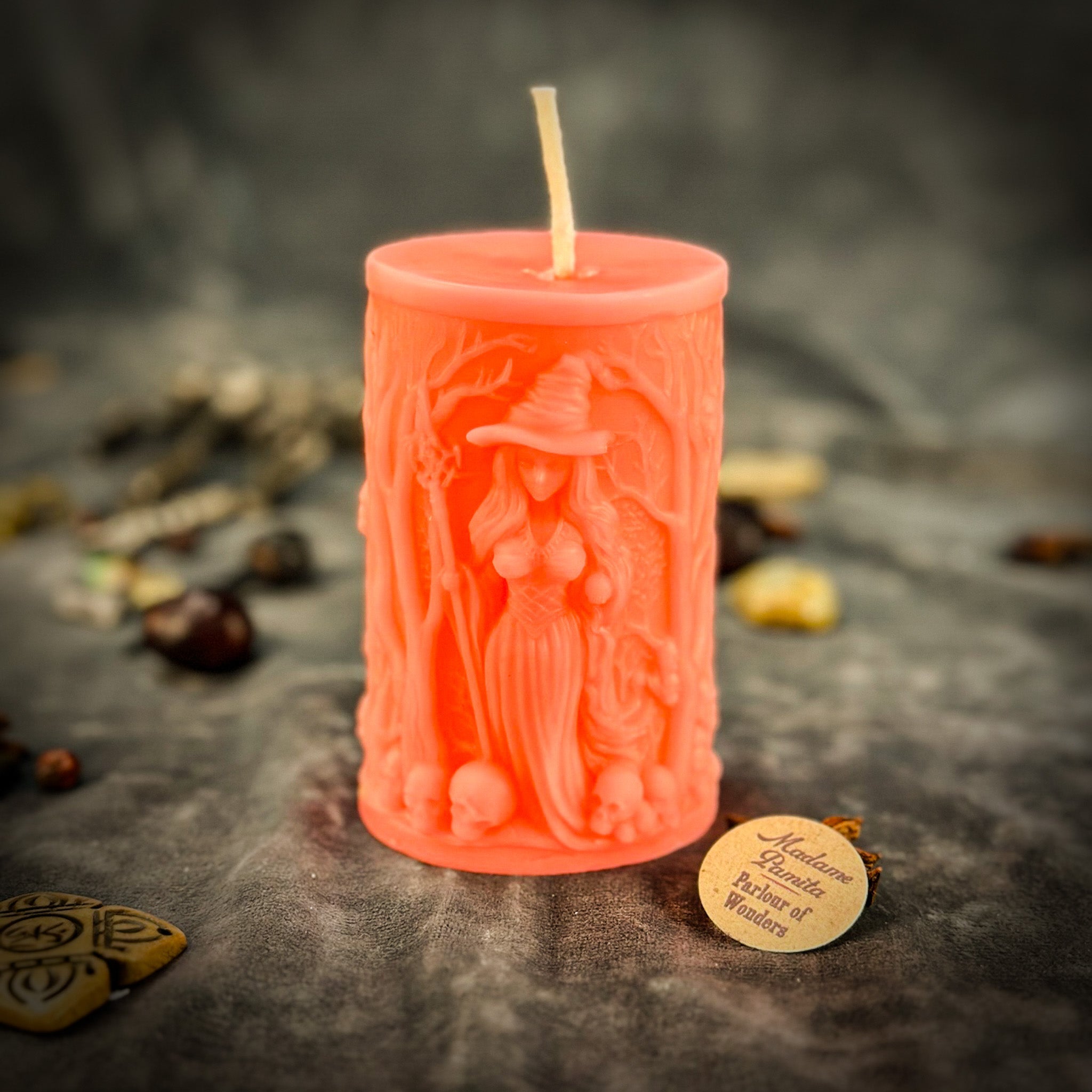 Beeswax Pillars of Witchcraft Spell Candle - Wisdom