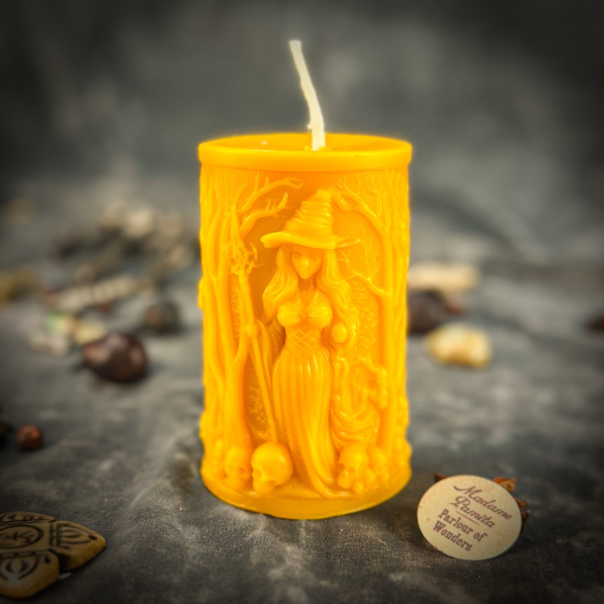 Beeswax Pillars of Witchcraft Spell Candle - Wisdom