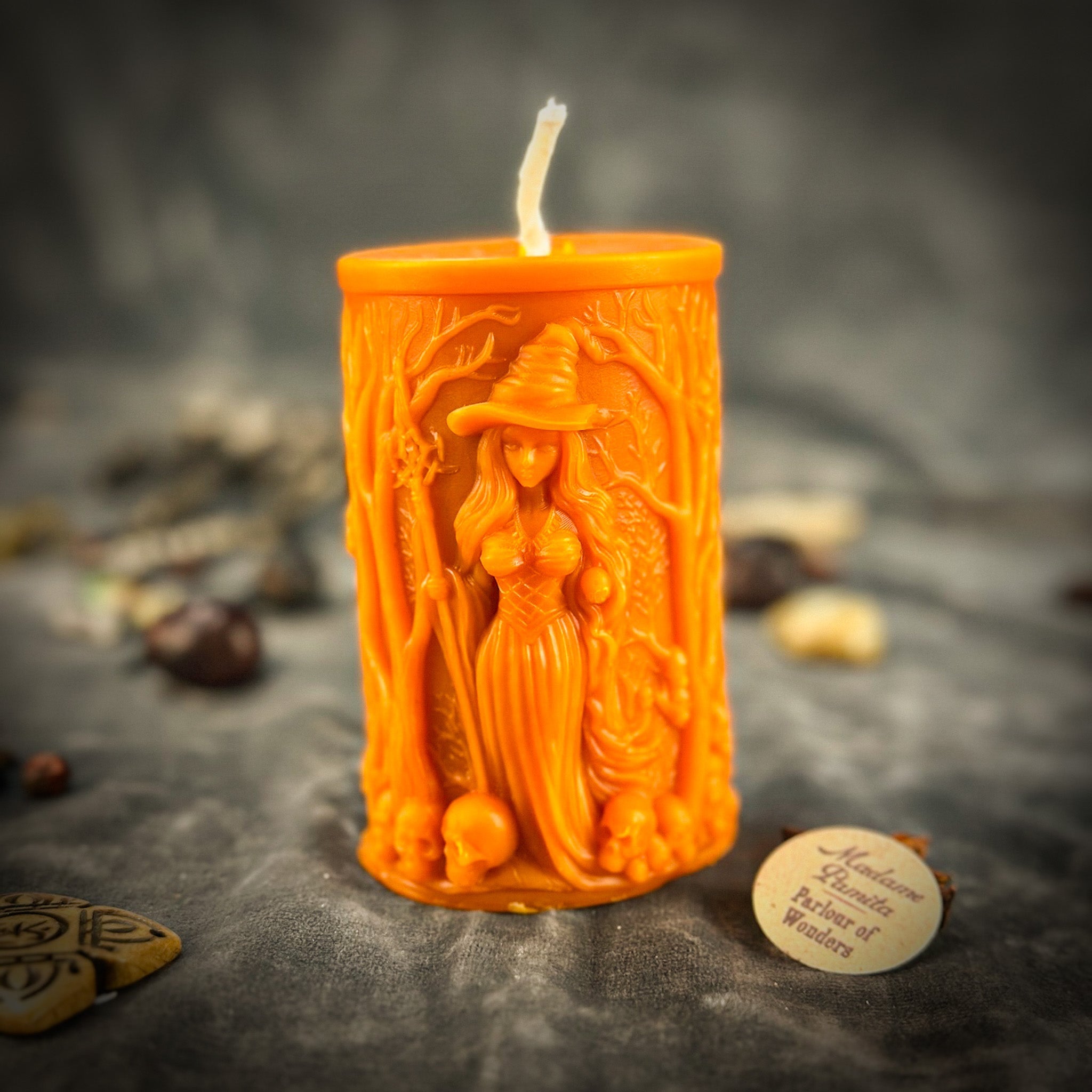Beeswax Pillars of Witchcraft Spell Candle - Wisdom
