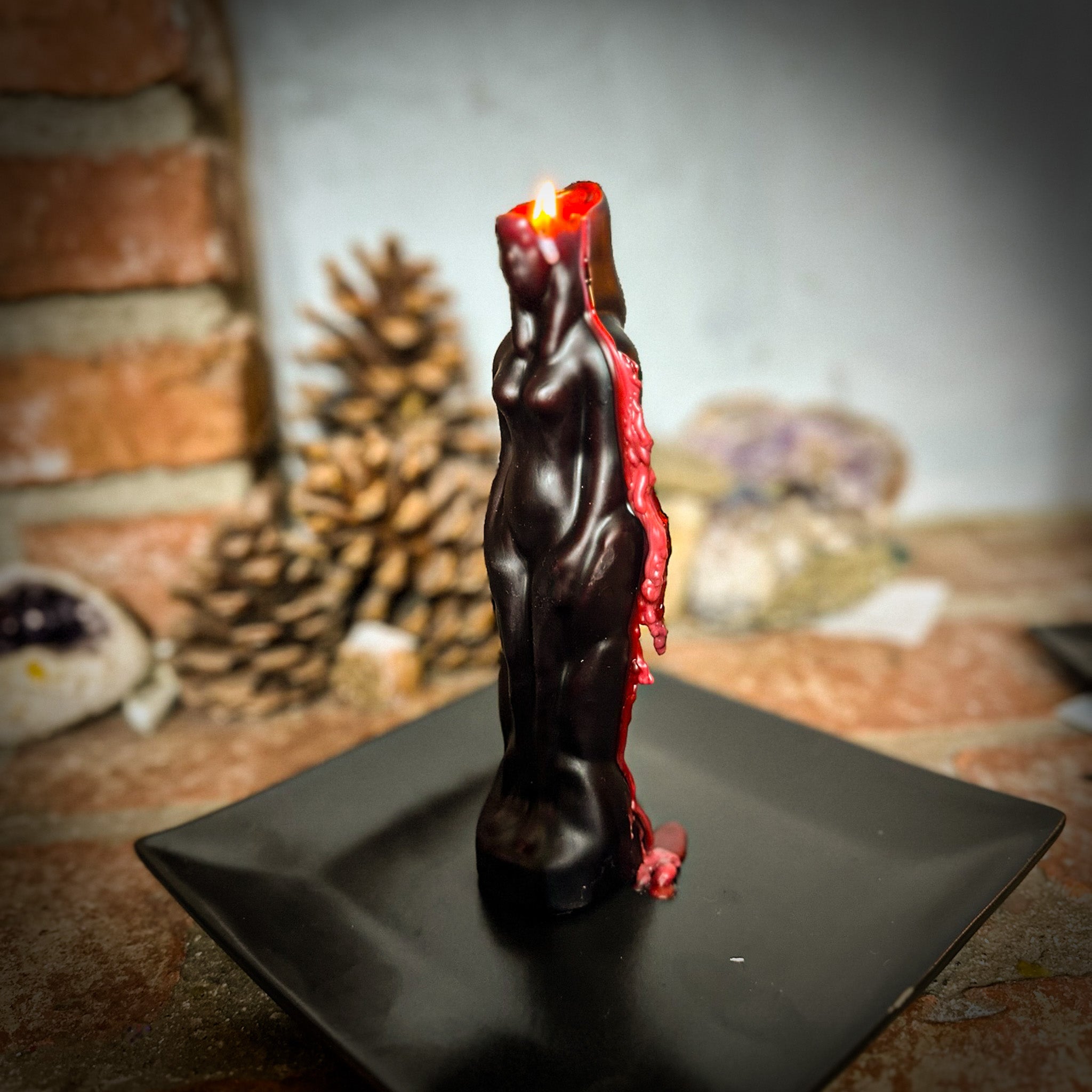 Beeswax Return to Sender Female Figural Spell Candle