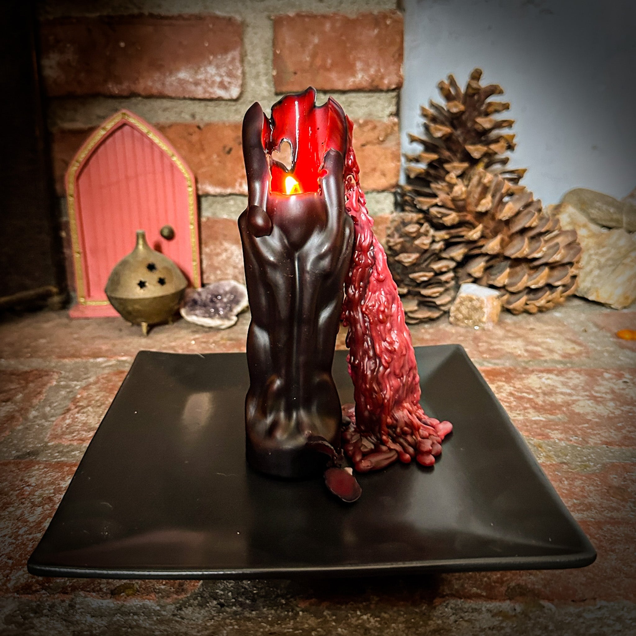 Beeswax Return to Sender Female Figural Spell Candle