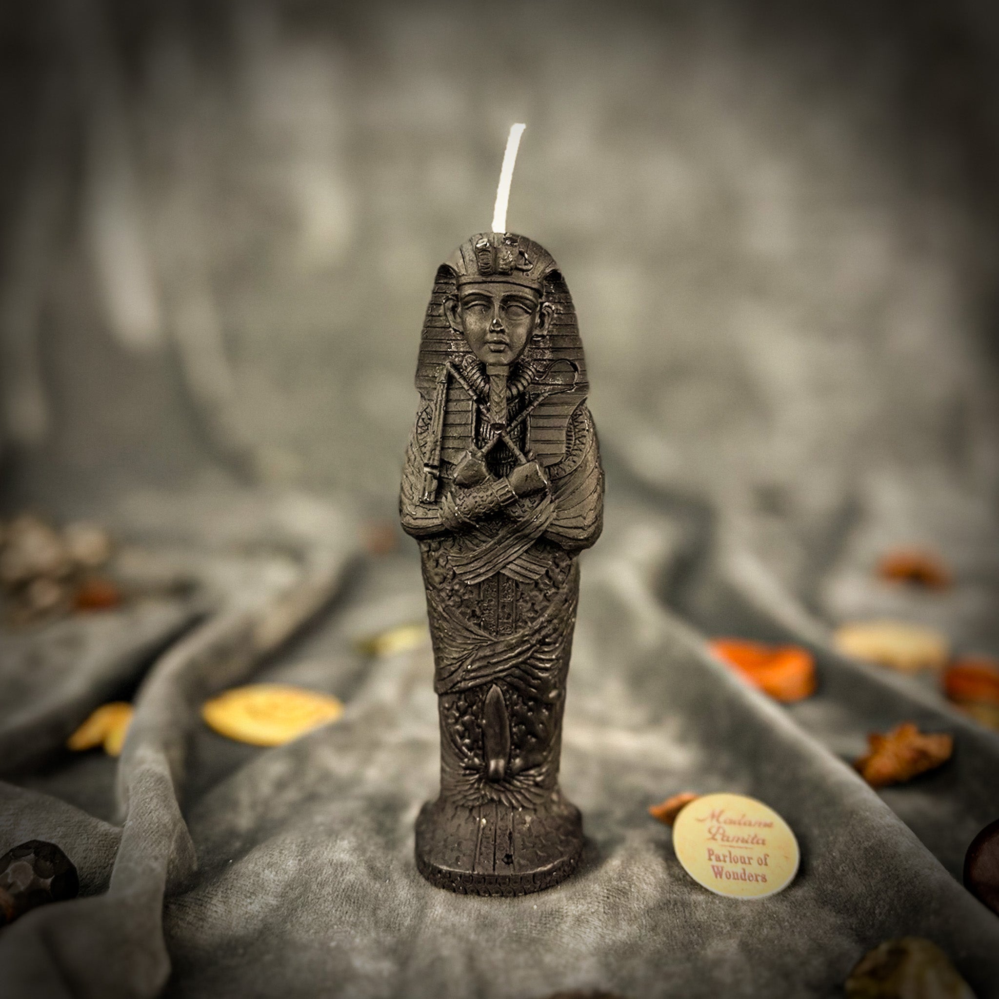 Beeswax Sacred Egyptian Mummy Spell Candle