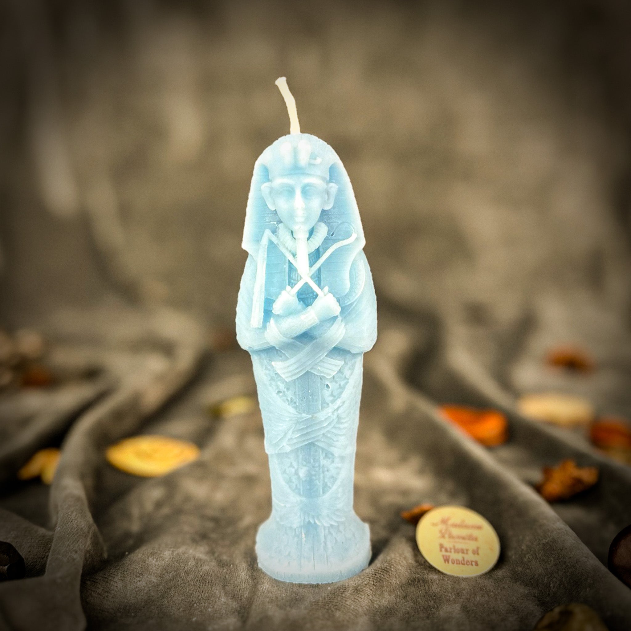 Beeswax Sacred Egyptian Mummy Spell Candle