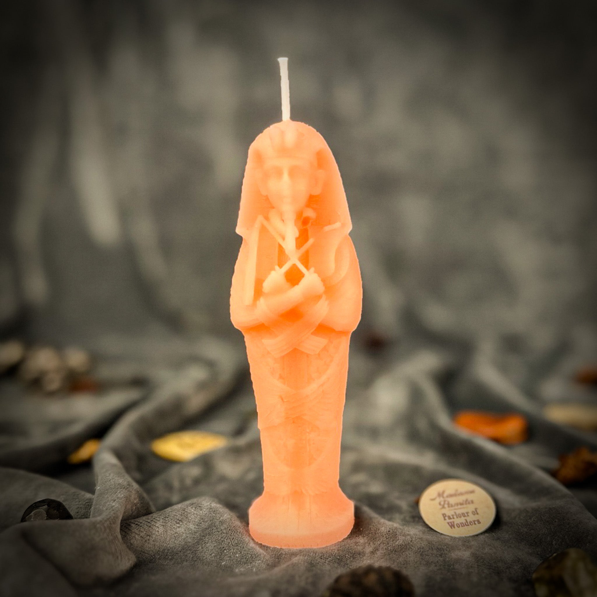 Beeswax Sacred Egyptian Mummy Spell Candle