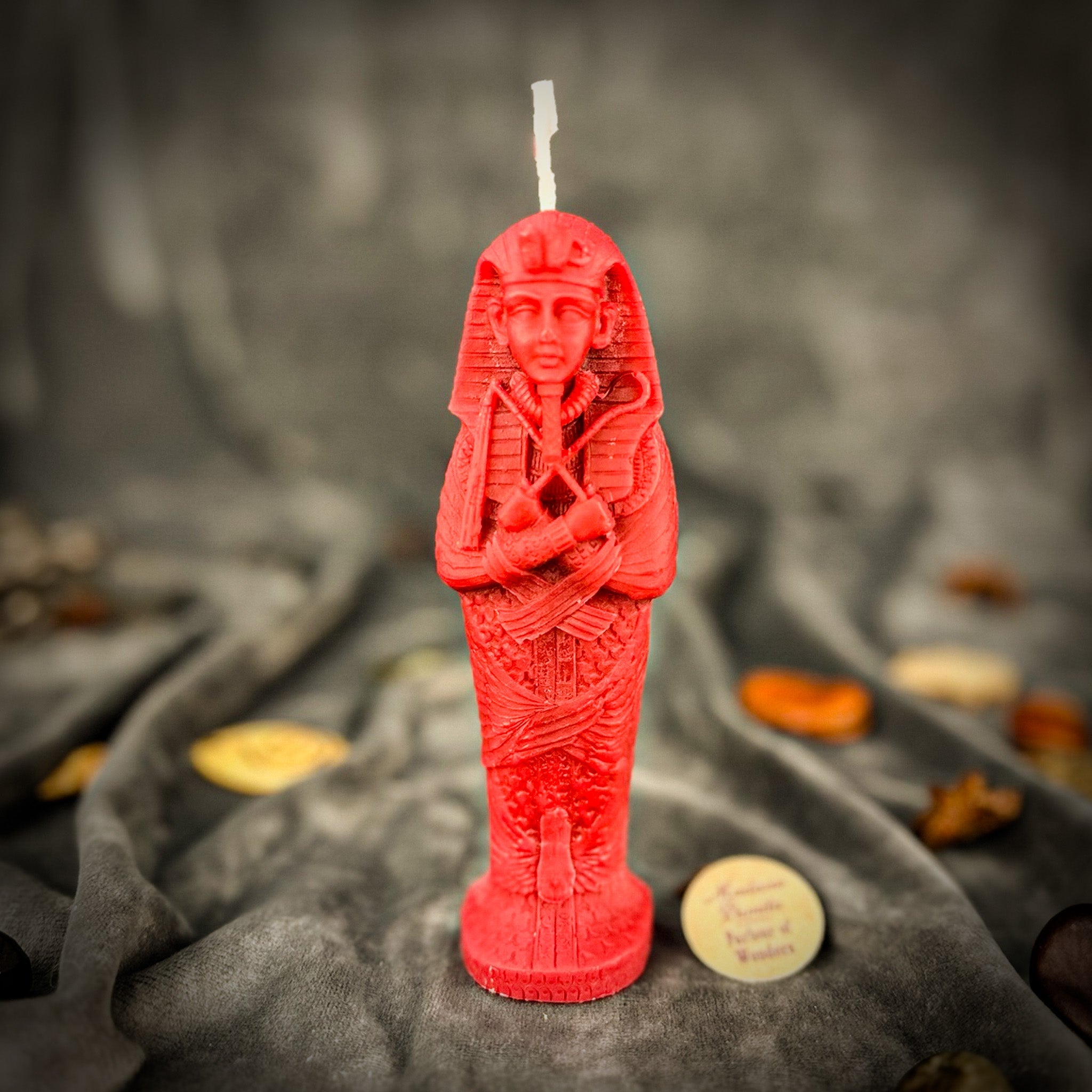 Beeswax Sacred Egyptian Mummy Spell Candle