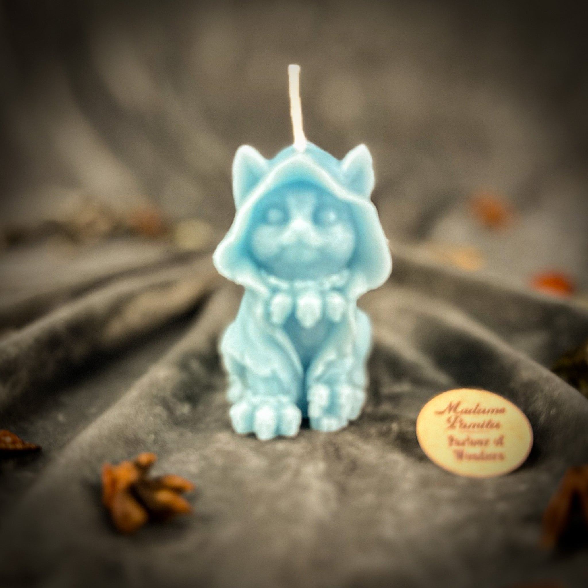 Beeswax Salem the Wizard Kitten Spell Candle