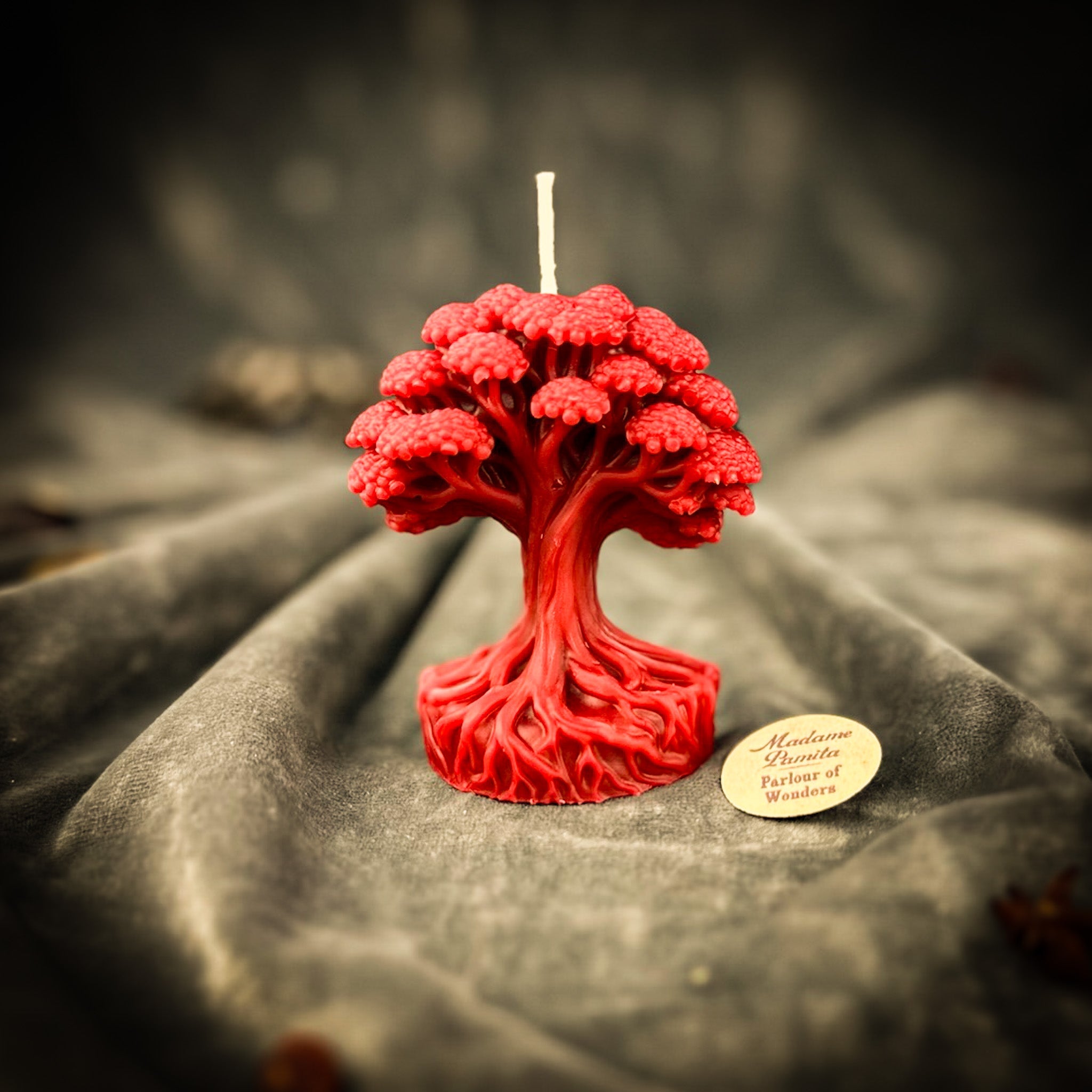 Beeswax Shamanic World Tree Spell Candle