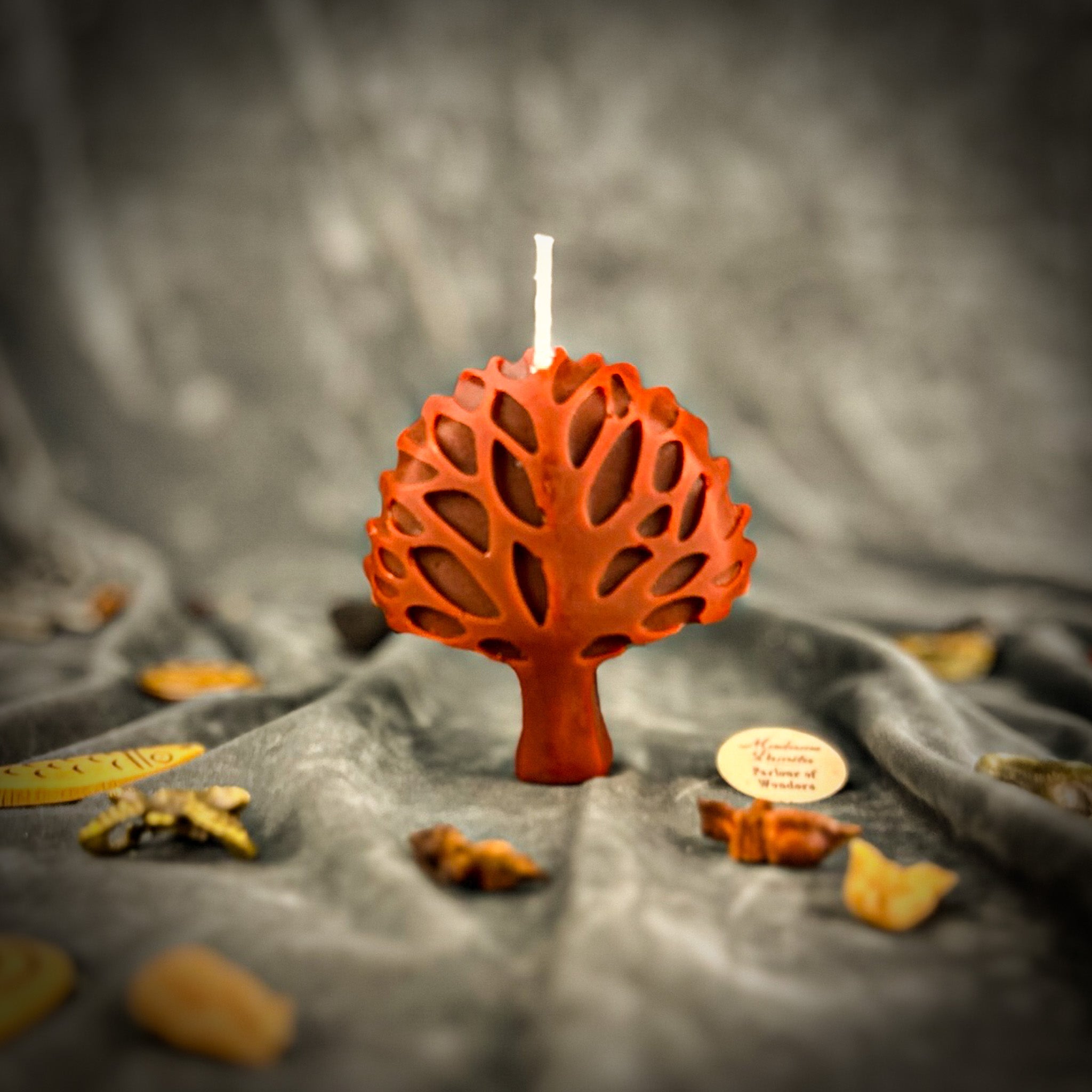 Beeswax Cosmic Tree Spell Candle - Shamanic Journey & Spirit Connection