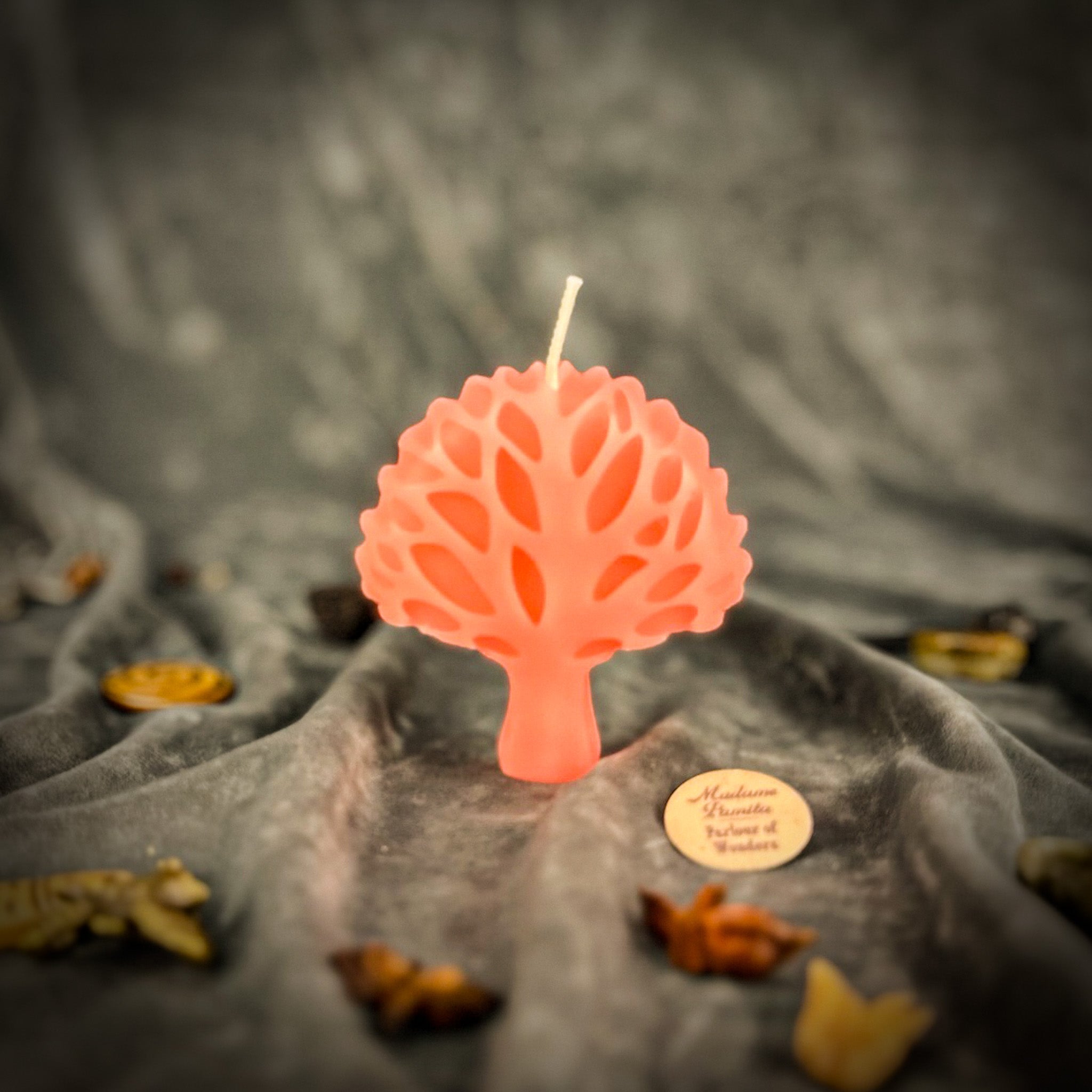 Beeswax Cosmic Tree Spell Candle - Shamanic Journey & Spirit Connection