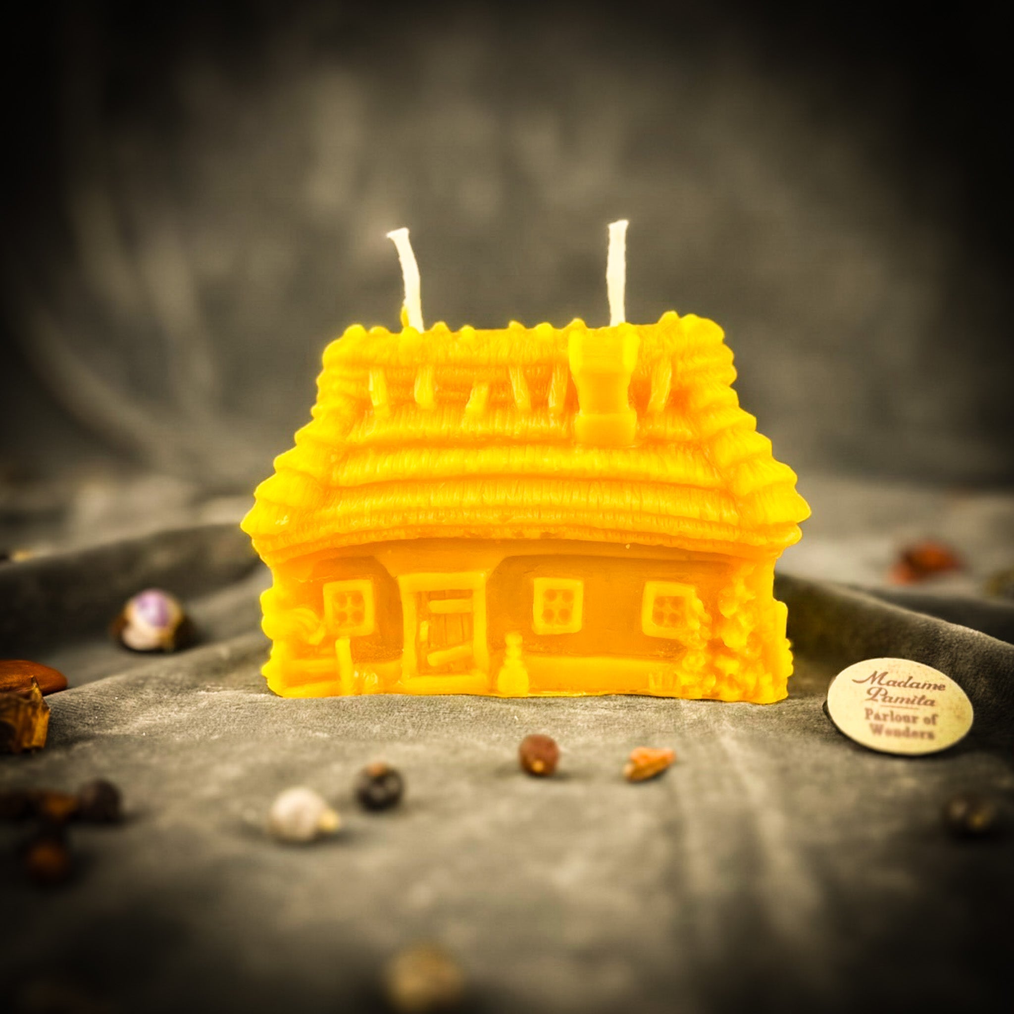 Beeswax Slavic Khata Family Blessing Spell Candle