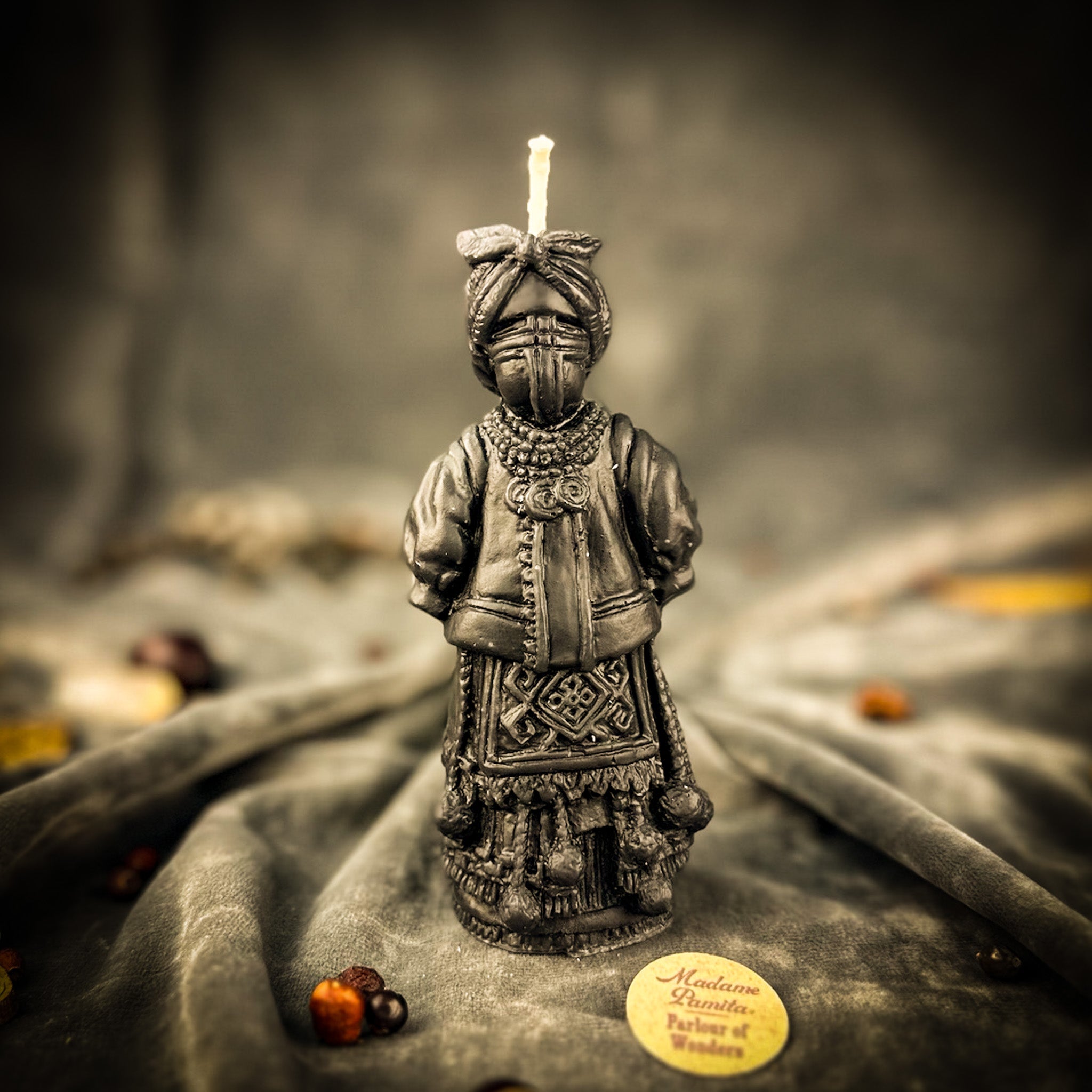 Beeswax Solokha Witch of Attraction Spell Candle