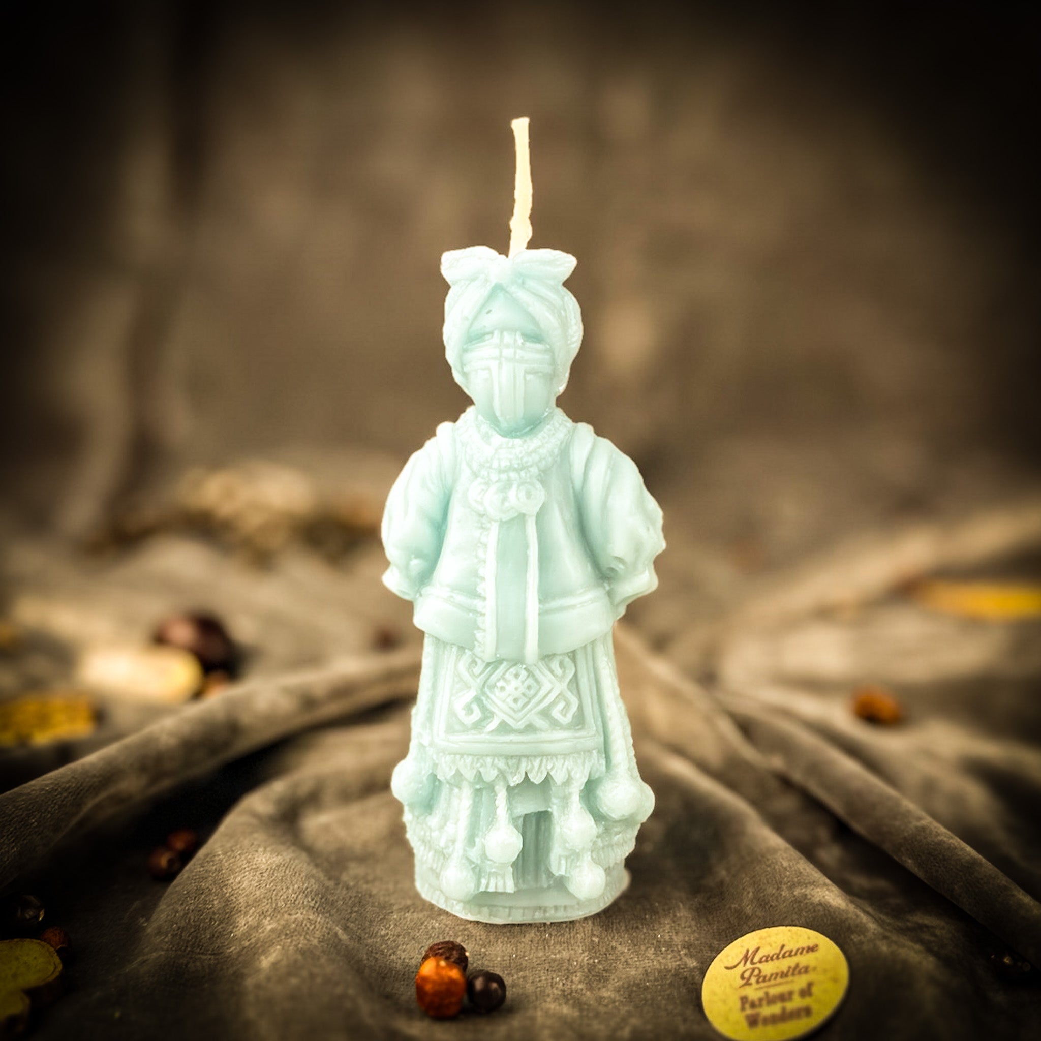 Beeswax Solokha Witch of Attraction Spell Candle