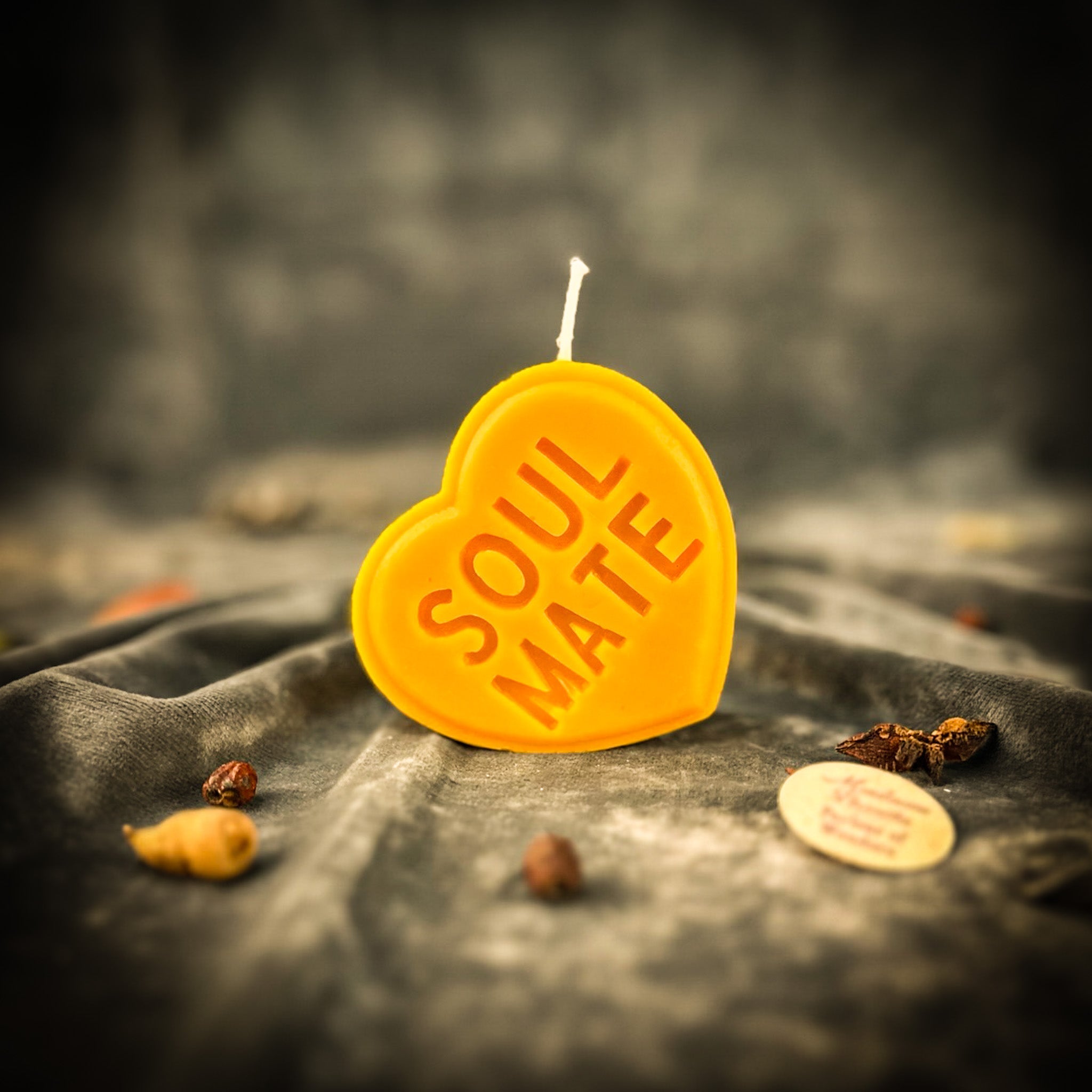 Beeswax Soul Mate Spell Candle - Deep Connection Magic
