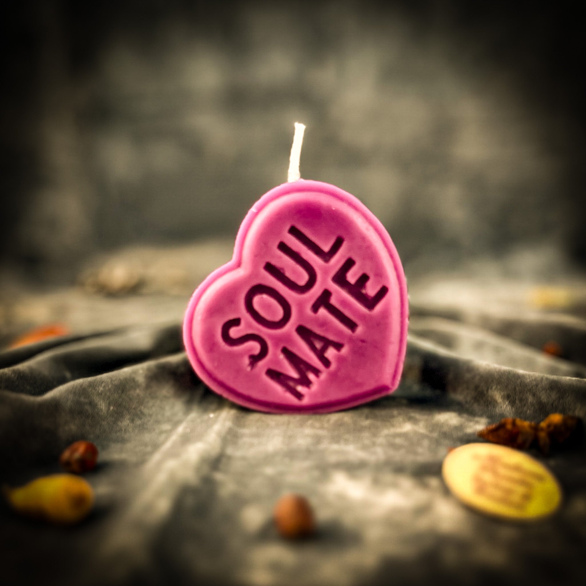 Beeswax Soul Mate Spell Candle - Deep Connection Magic