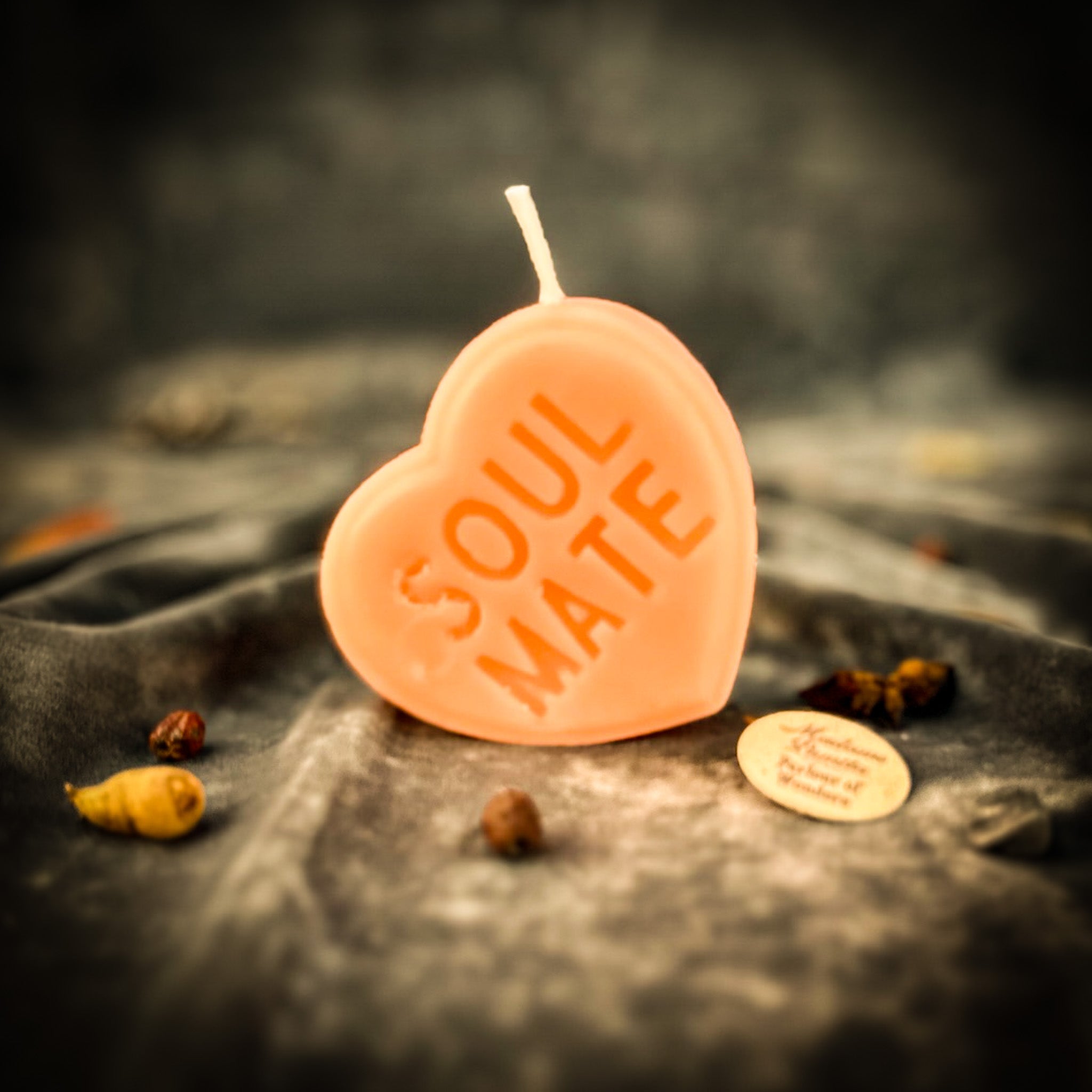 Beeswax Soul Mate Spell Candle - Deep Connection Magic