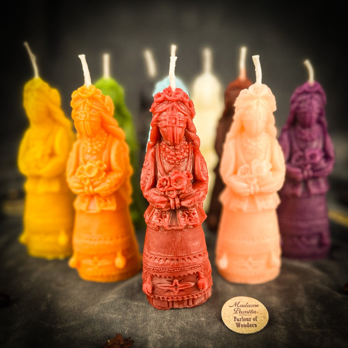 Beeswax Vesna Goddess Spell Candle | Attraction, Love & Renewal
