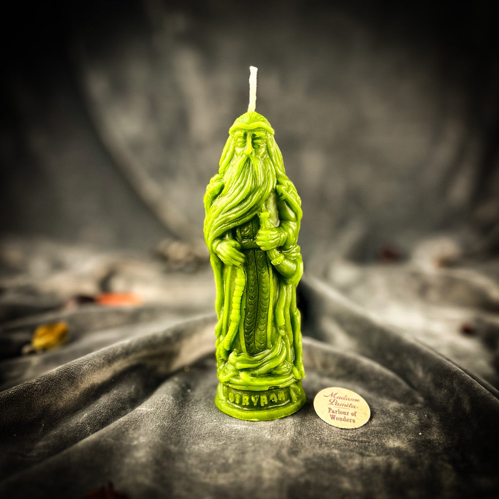Beeswax Striboh God Spell Candle | Wealth, Prosperity & Opportunity