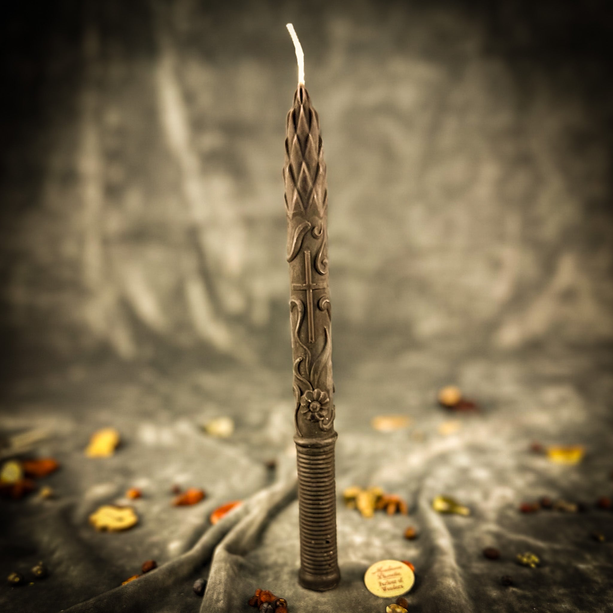 Stritennya Asparagus Candlemas Taper Candle Spell Kit - Renewal & Protection