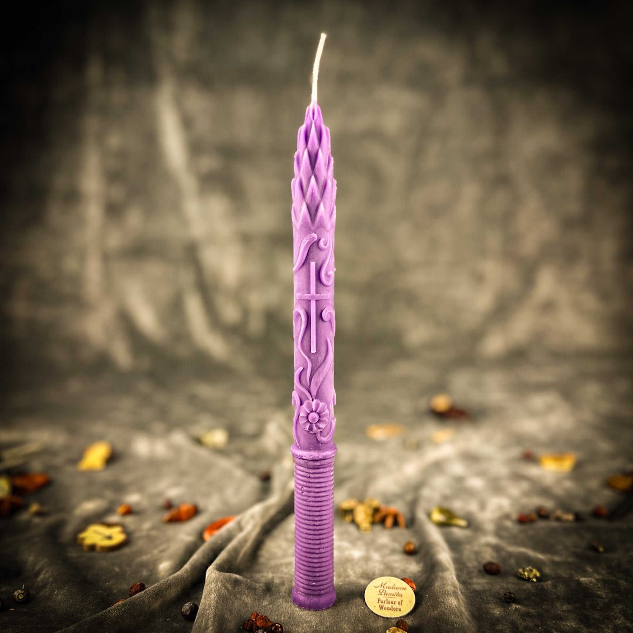 Stritensʹka Aspargus Candlemas Candle - Ukrainian Renewal & Protection
