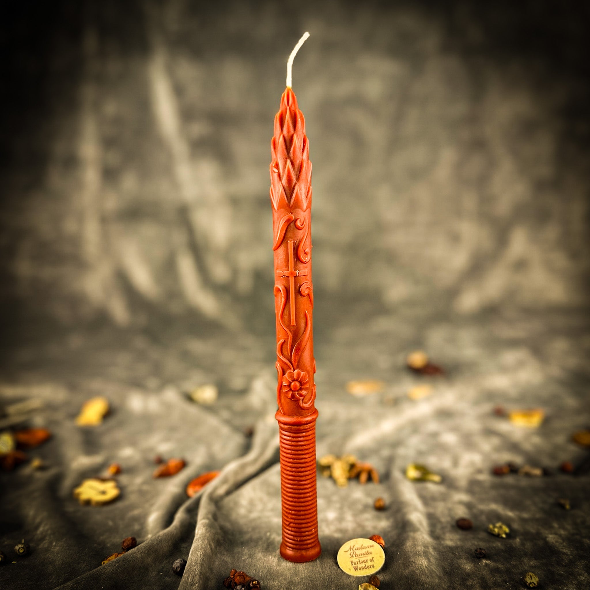 Stritennya Asparagus Candlemas Taper Candle Spell Kit - Renewal & Protection