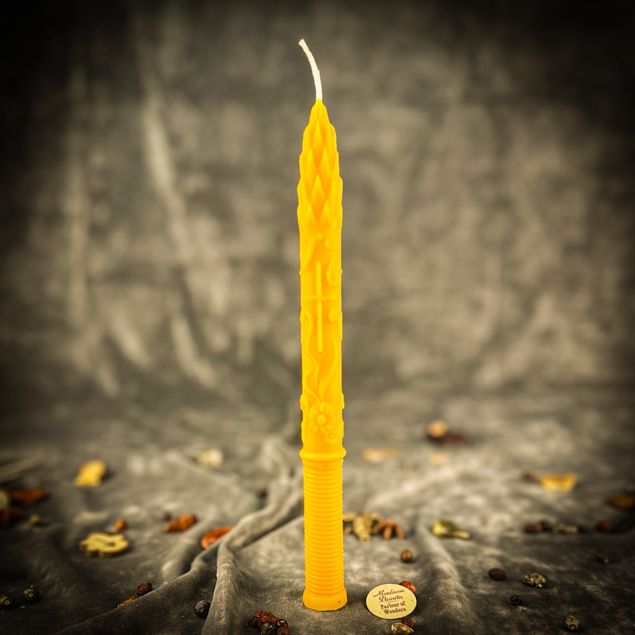 Stritennya Asparagus Candlemas Taper Candle Spell Kit - Renewal & Protection