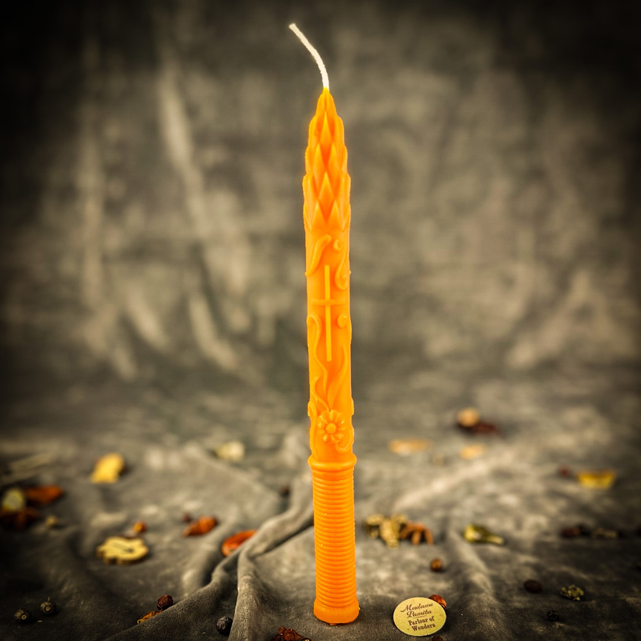 Stritennya Asparagus Candlemas Taper Candle Spell Kit - Renewal & Protection