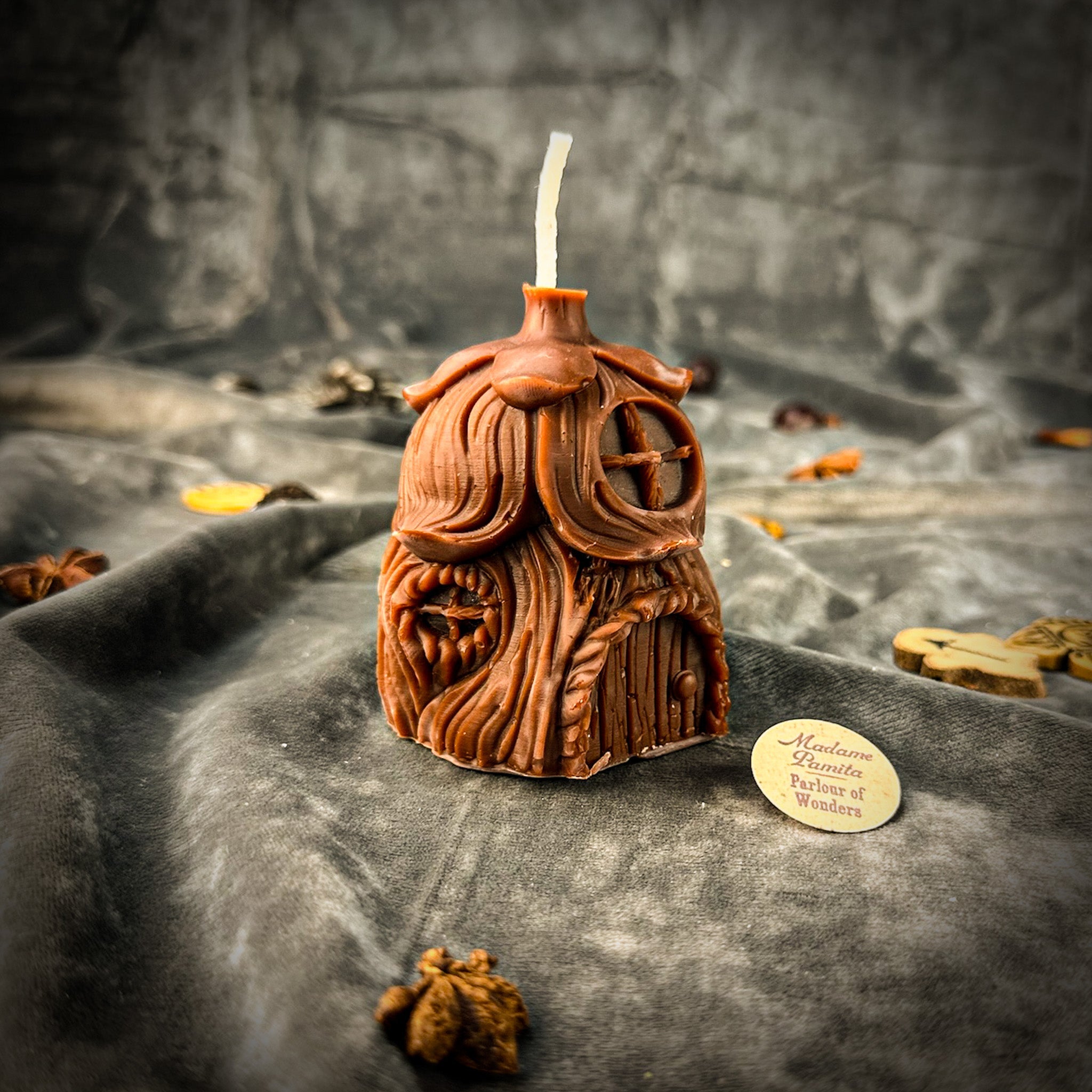 Beeswax Success Sapling Fairy Hut Candle