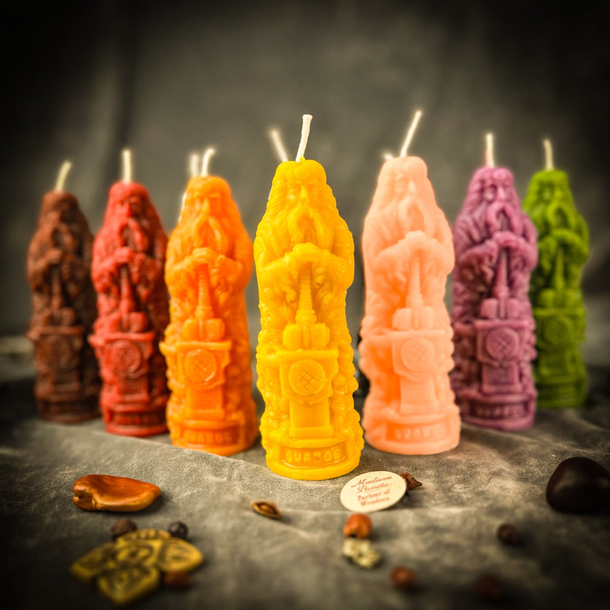 Beeswax Svaroh God Spell Candle | Manifesting, Creativity & Purpose