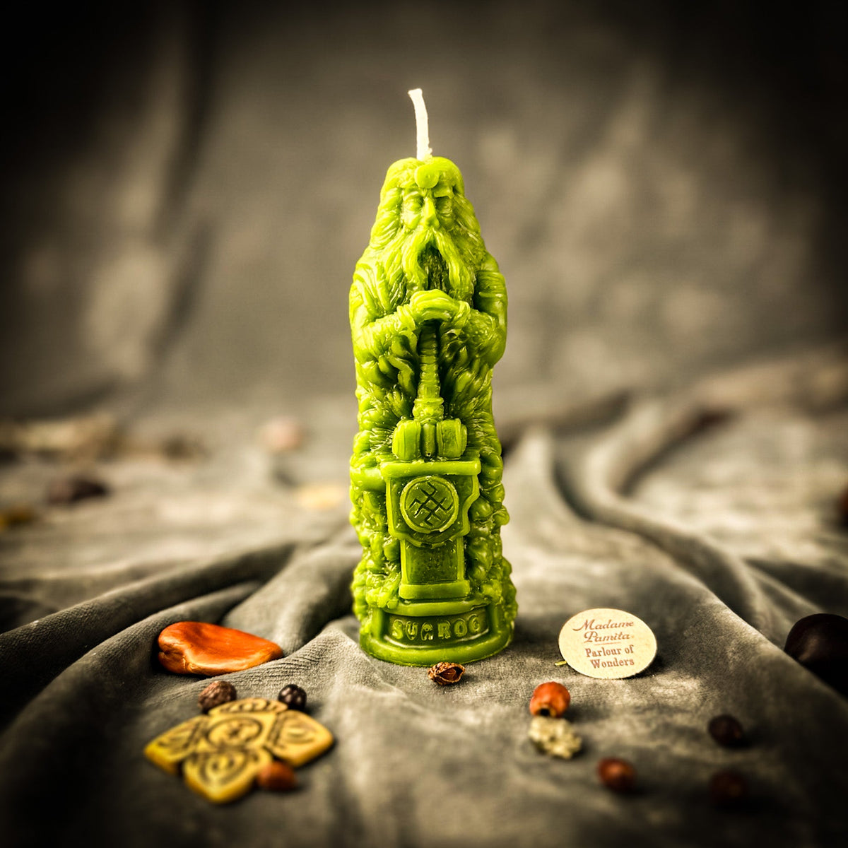 Beeswax Svaroh God Spell Candle | Manifesting, Creativity & Purpose