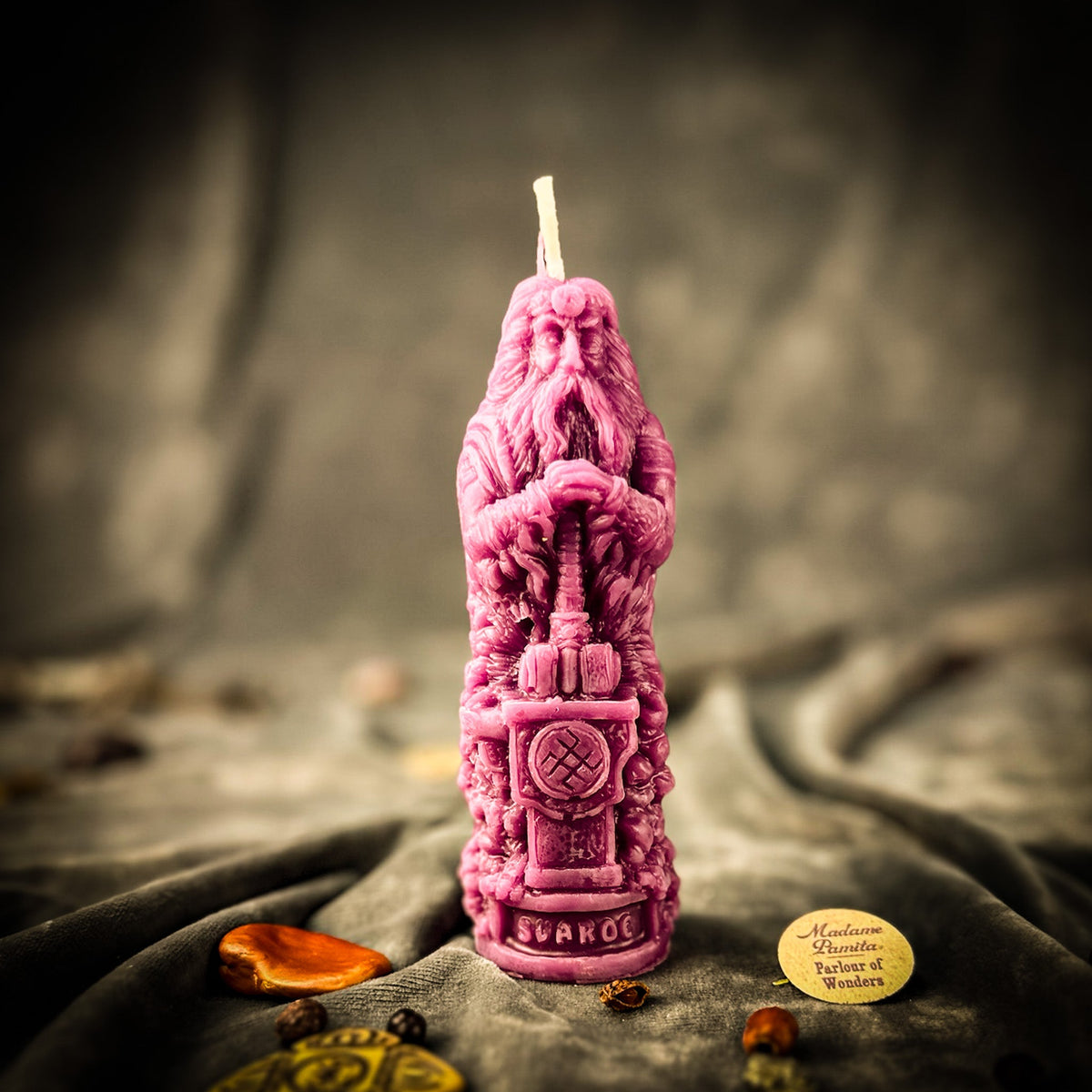 Beeswax Svaroh God Spell Candle | Manifesting, Creativity & Purpose